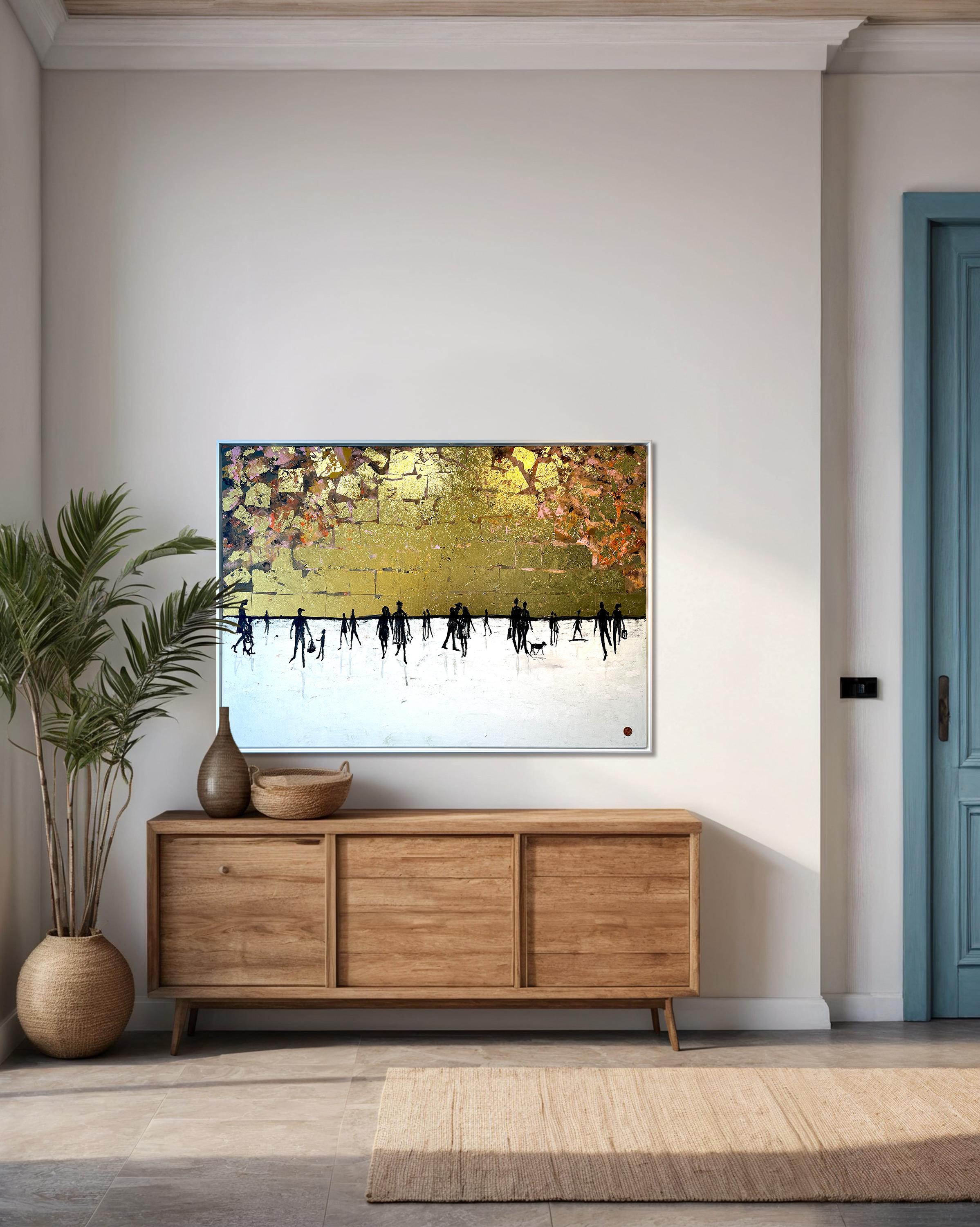 Katharina Hormel crée des peintures de paysages minimalistes représentant des scènes de la vie quotidienne. Son art représente souvent des personnes engagées dans leurs activités quotidiennes, telles qu'une promenade dans un parc, du vélo, un match