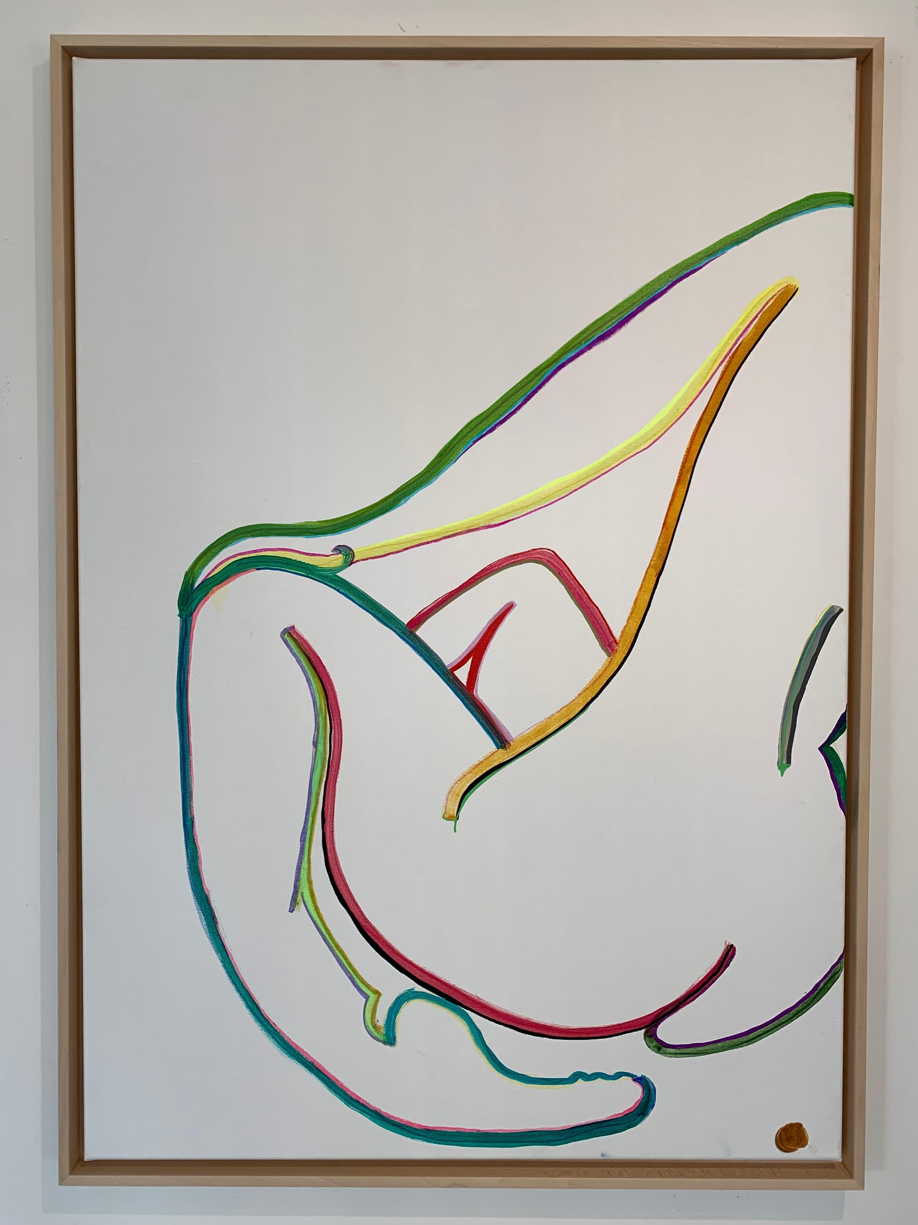 D'après Matisse par K.K. Hormel - Nu Peinture abstraite contemporaine en couleurs en vente 7