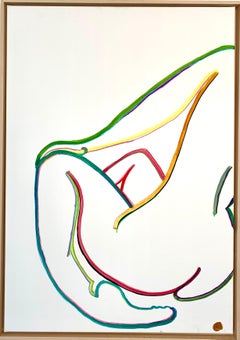 D'après Matisse par K.K. Hormel - Nu Peinture abstraite contemporaine en couleurs