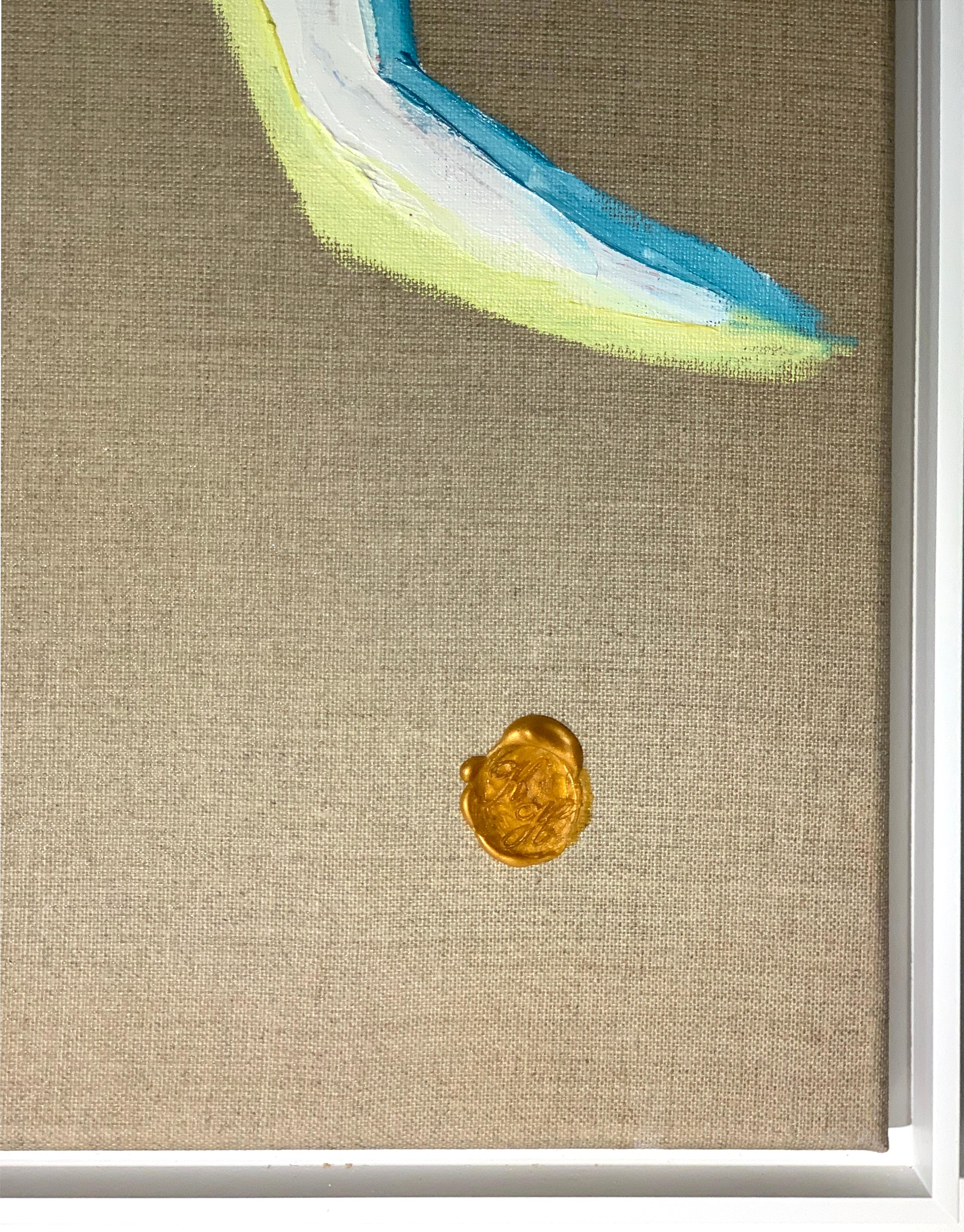 Daydreaming di K. Hormel - Pittura ad olio astratta contemporanea di nudo 5