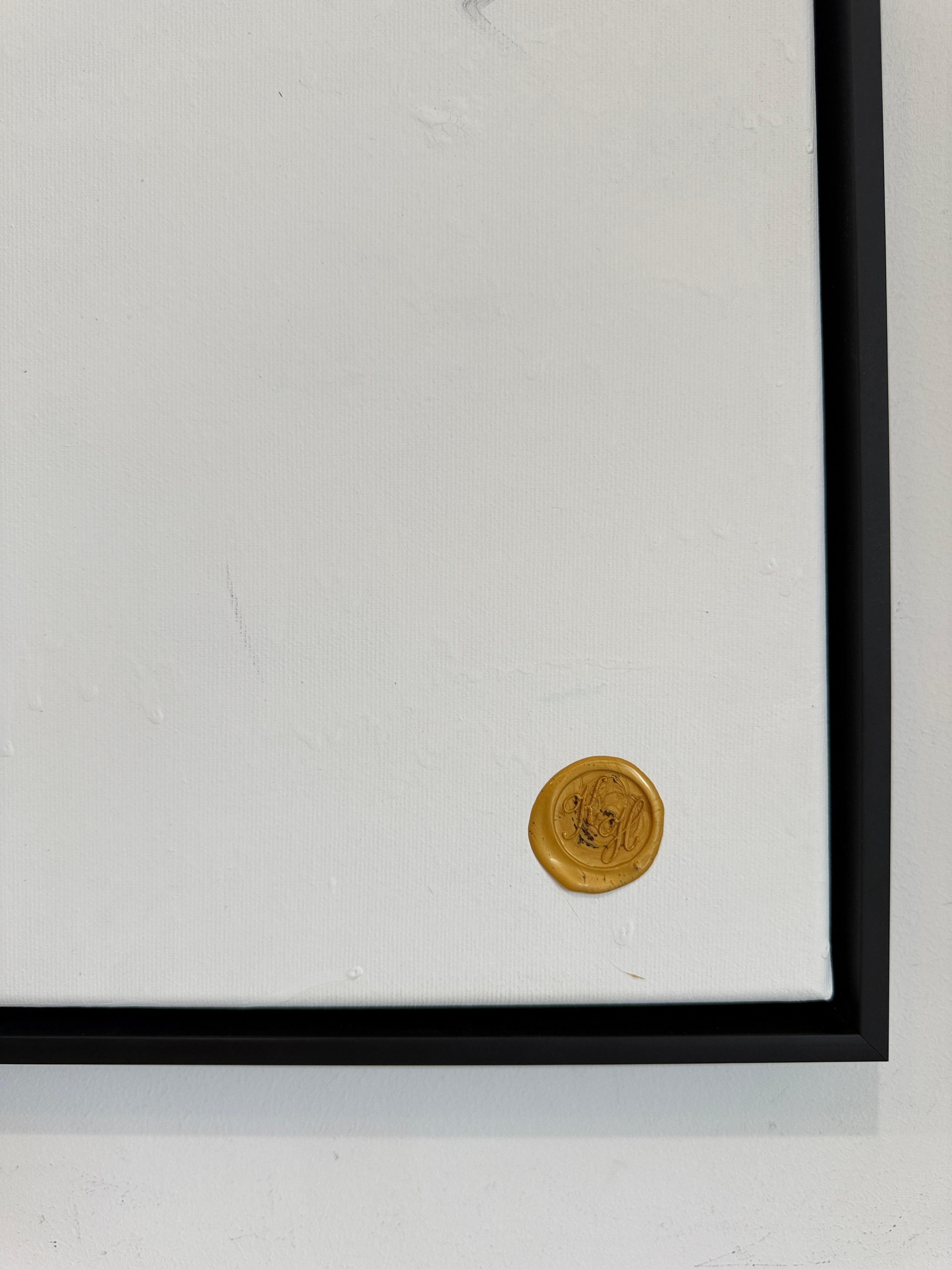 Since That Day, I’ve Been Yours - Gold Leaf Contemporary abstract painting For Sale 9