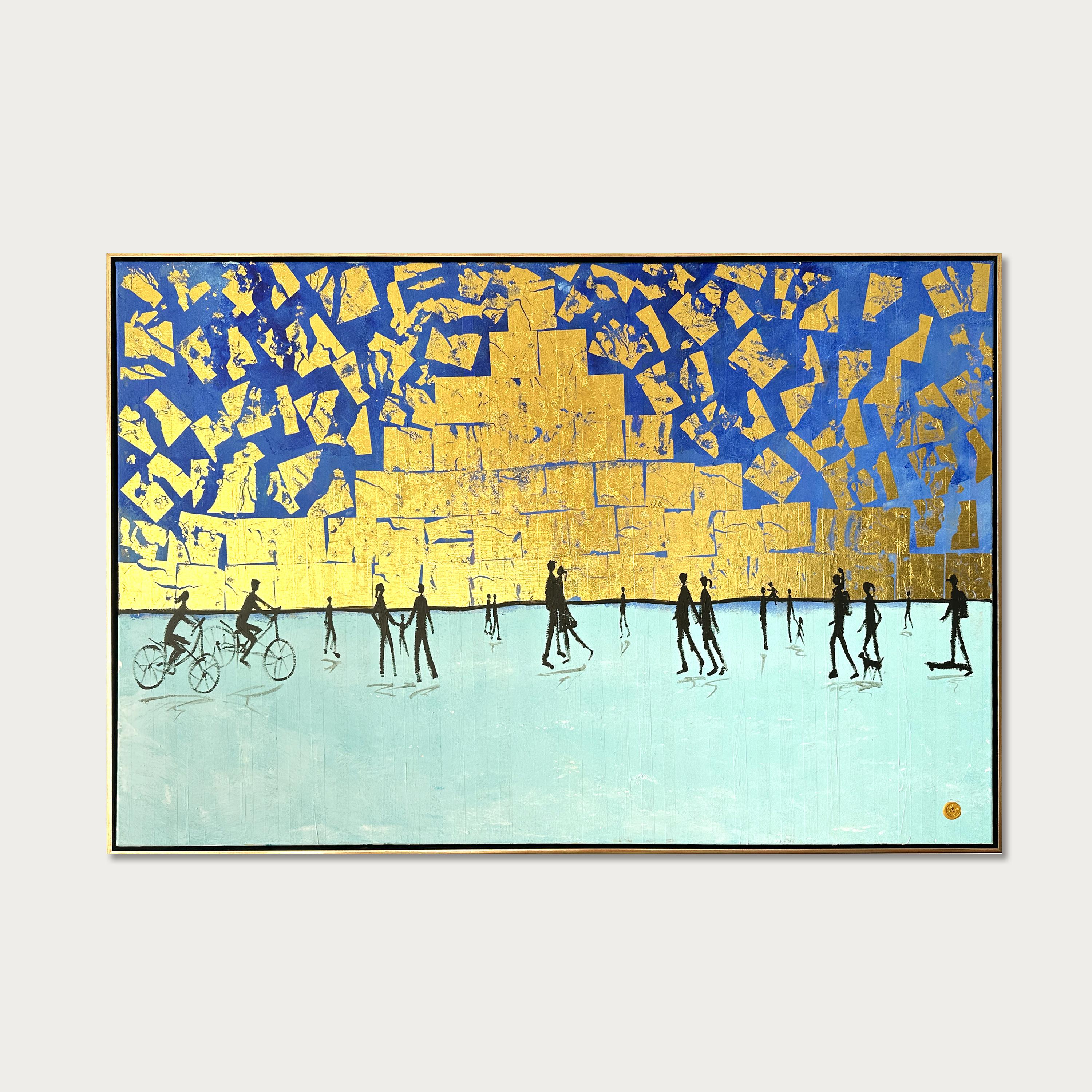 Katharina Hormel crée des peintures de paysages minimalistes représentant des scènes de la vie quotidienne. Son art représente souvent des personnes engagées dans leurs activités quotidiennes, telles qu'une promenade dans un parc, du vélo, un match