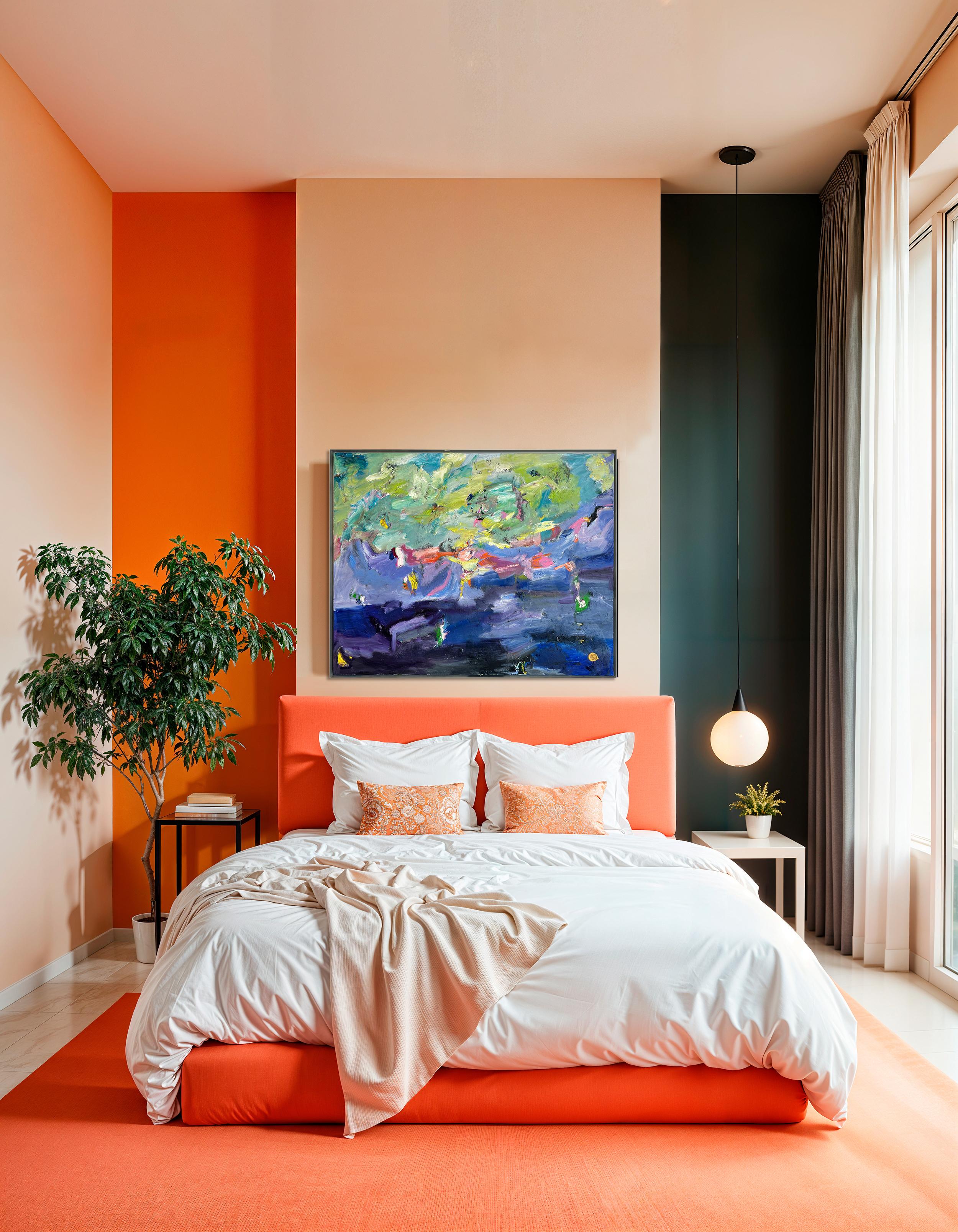 Floating in Love with You - K.Hormel Contemporary abstrakte zeitgenössische Malerei im Angebot 5