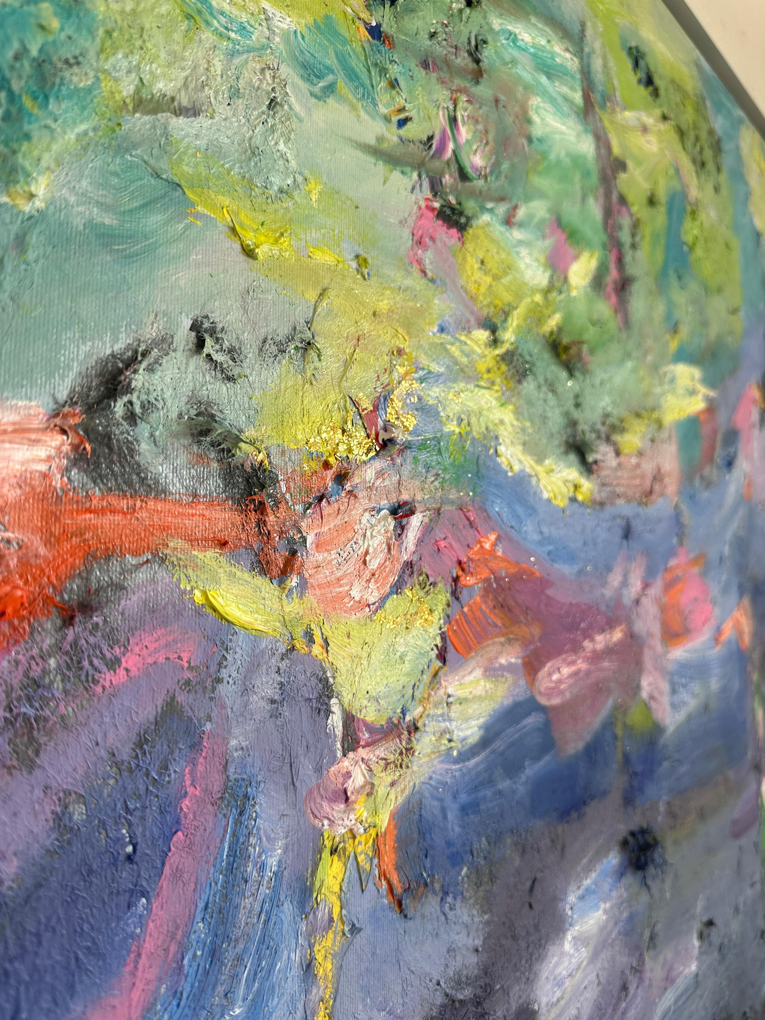 Floating in Love with You - K.Hormel Contemporary abstrakte zeitgenössische Malerei im Angebot 8