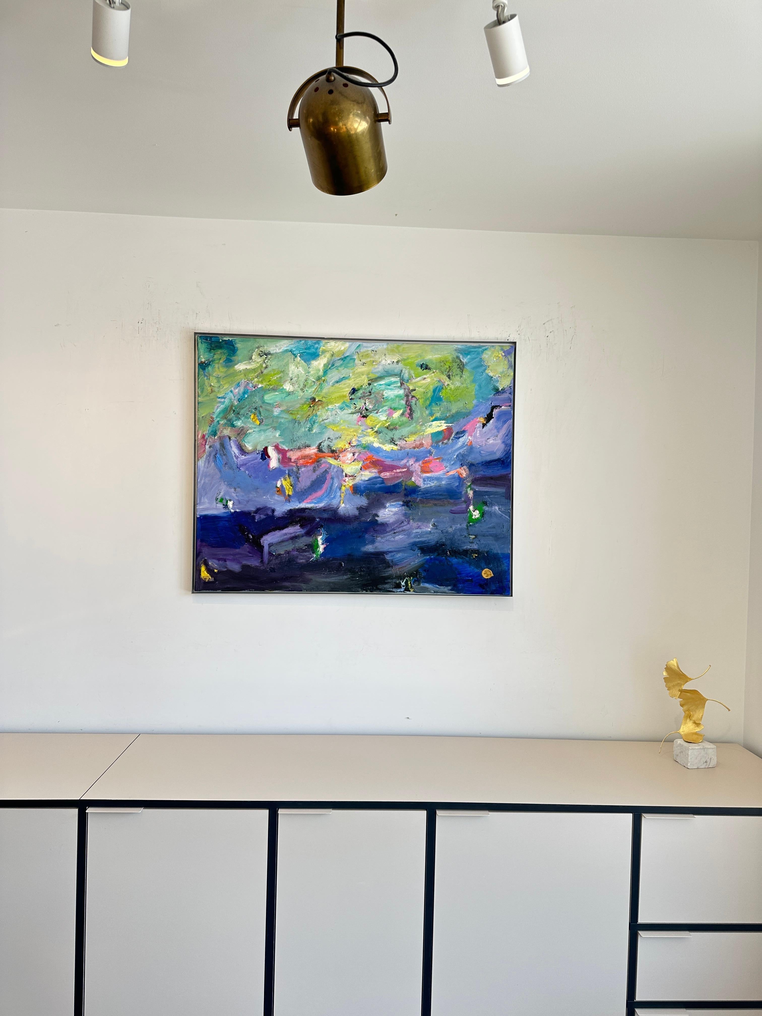 Floating in Love with You - K.Hormel Contemporary abstrakte zeitgenössische Malerei im Angebot 10