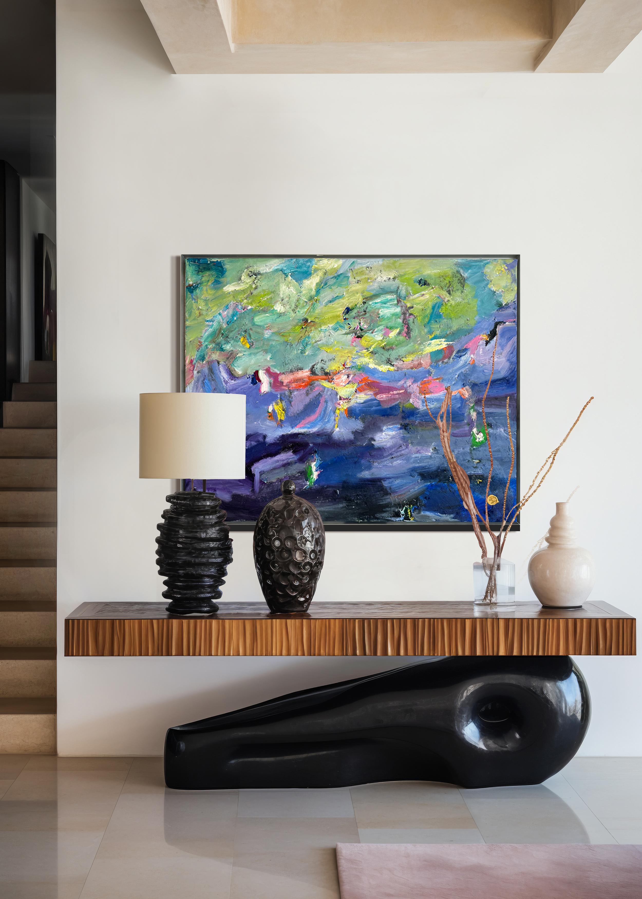 Floating in Love with You - K.Hormel Contemporary abstrakte zeitgenössische Malerei im Angebot 12