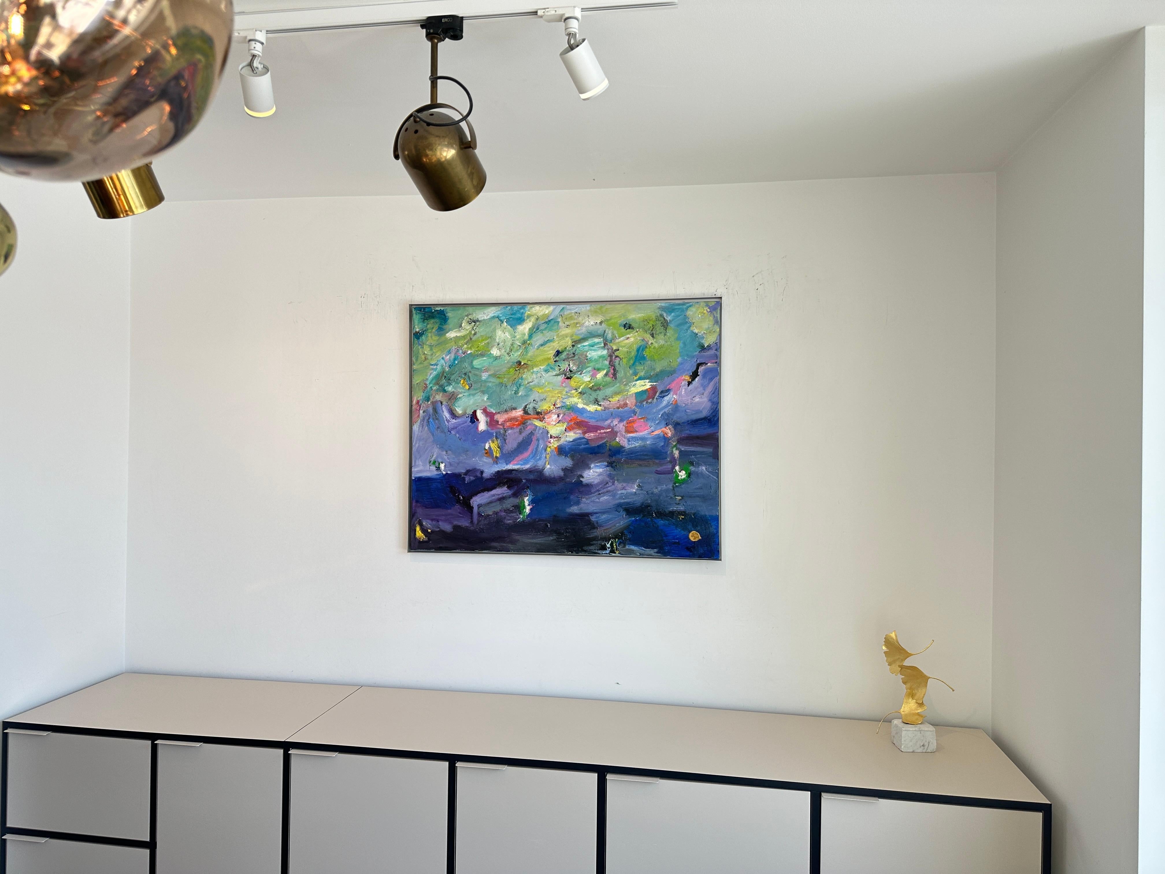 Floating in Love with You - K.Hormel Contemporary abstrakte zeitgenössische Malerei im Angebot 3