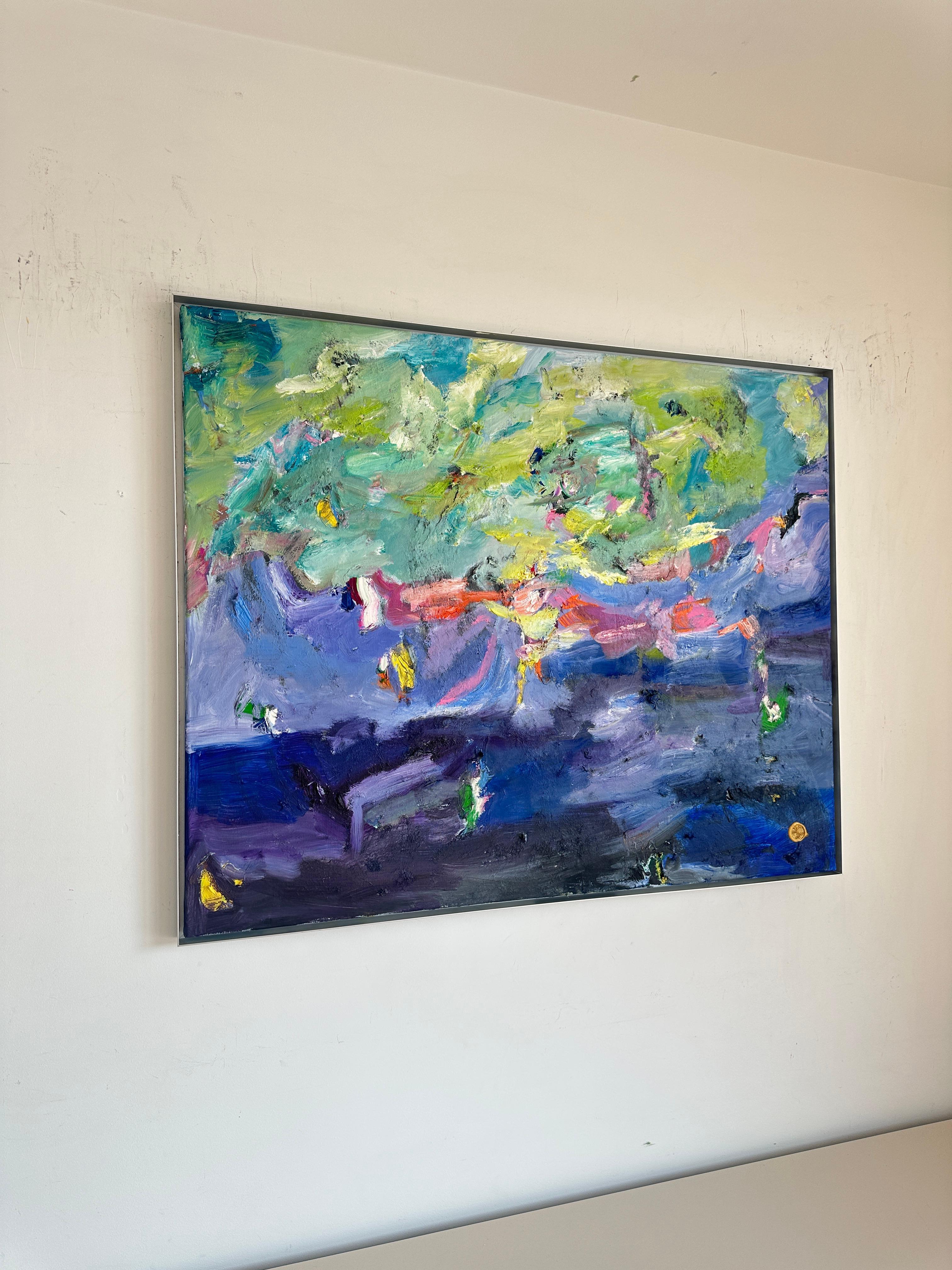 Floating in Love with You - K.Hormel Contemporary abstrakte zeitgenössische Malerei im Angebot 4