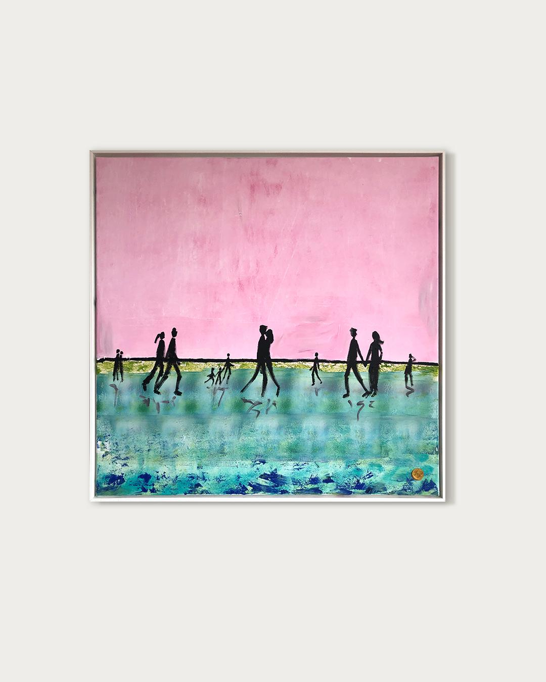 Ich werde Dich lieben bis ans Ende der Zeit - K.Hormel Contemporary abstract  Malerei – Painting von Katharina Hormel