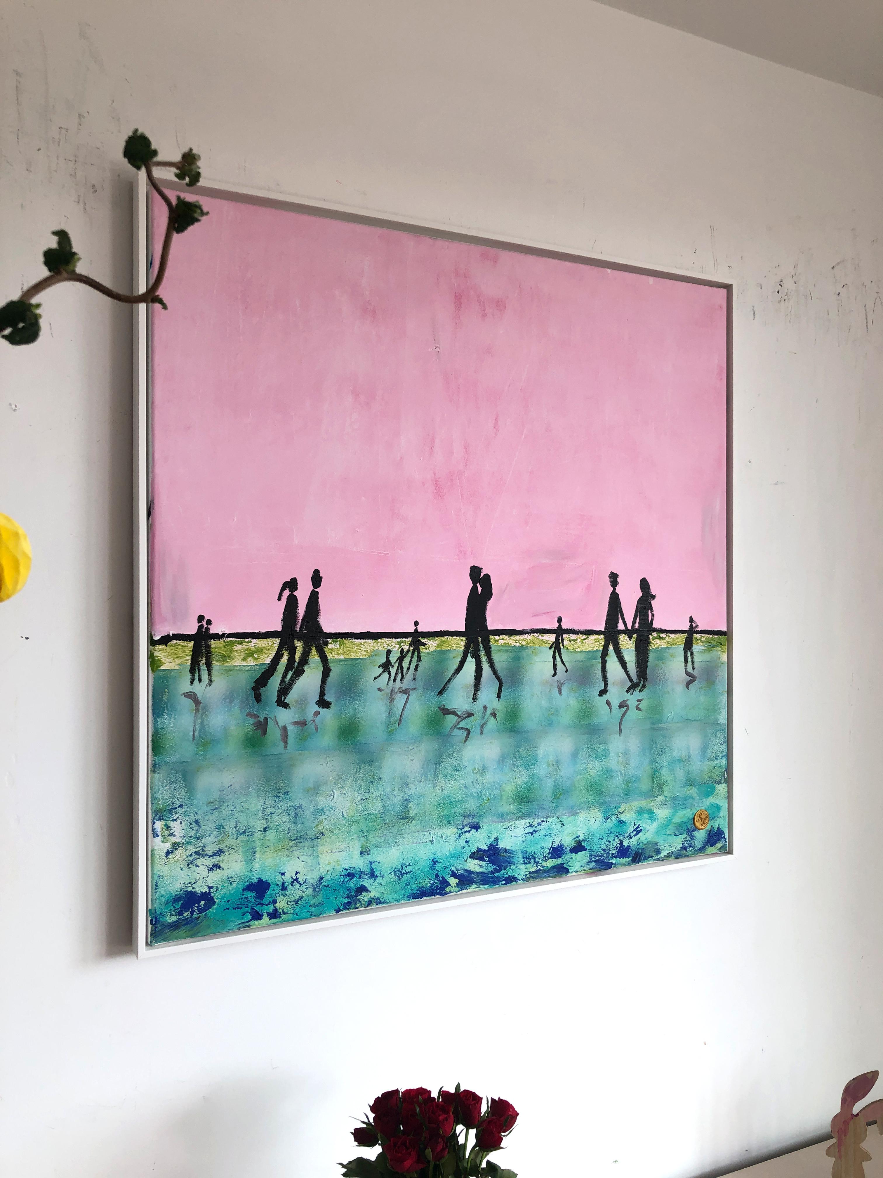 Ich werde Dich lieben bis ans Ende der Zeit - K.Hormel Contemporary abstract  Malerei im Angebot 2