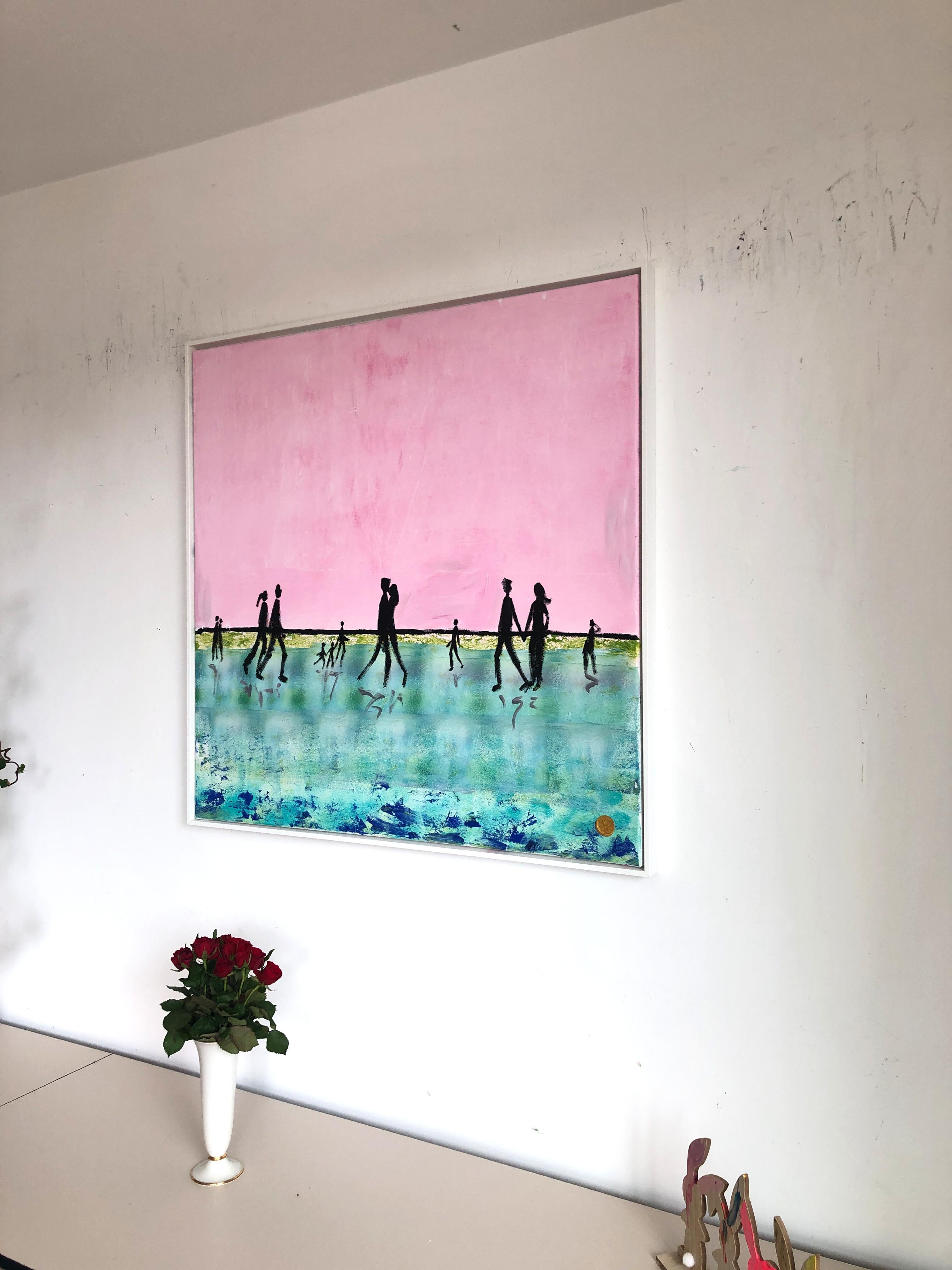 Ich werde Dich lieben bis ans Ende der Zeit - K.Hormel Contemporary abstract  Malerei im Angebot 3