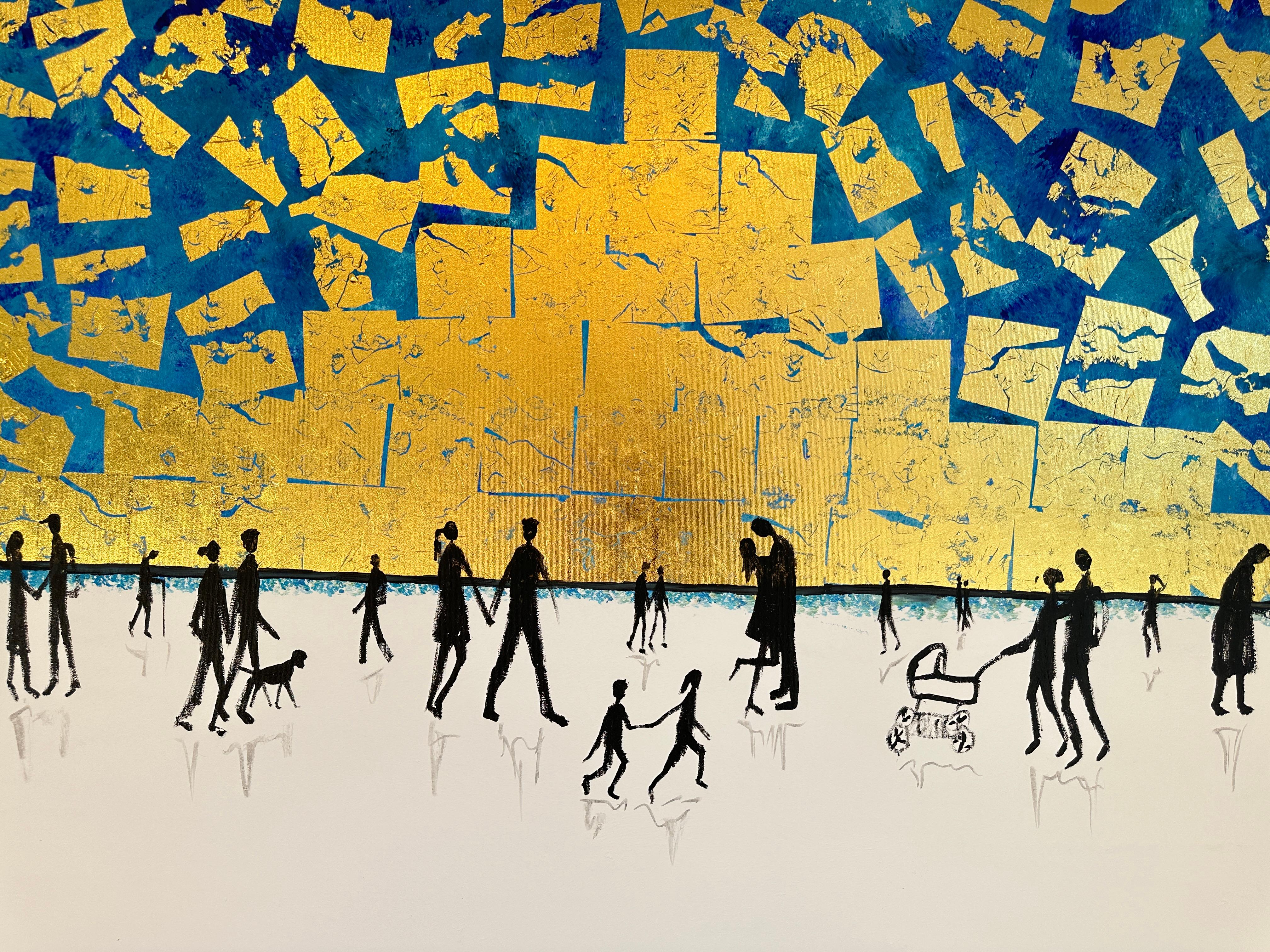 Katharina Hormel crée des peintures de paysages minimalistes représentant des scènes de la vie quotidienne. Son art représente souvent des personnes engagées dans leurs activités quotidiennes, telles qu'une promenade dans un parc, du vélo, un match