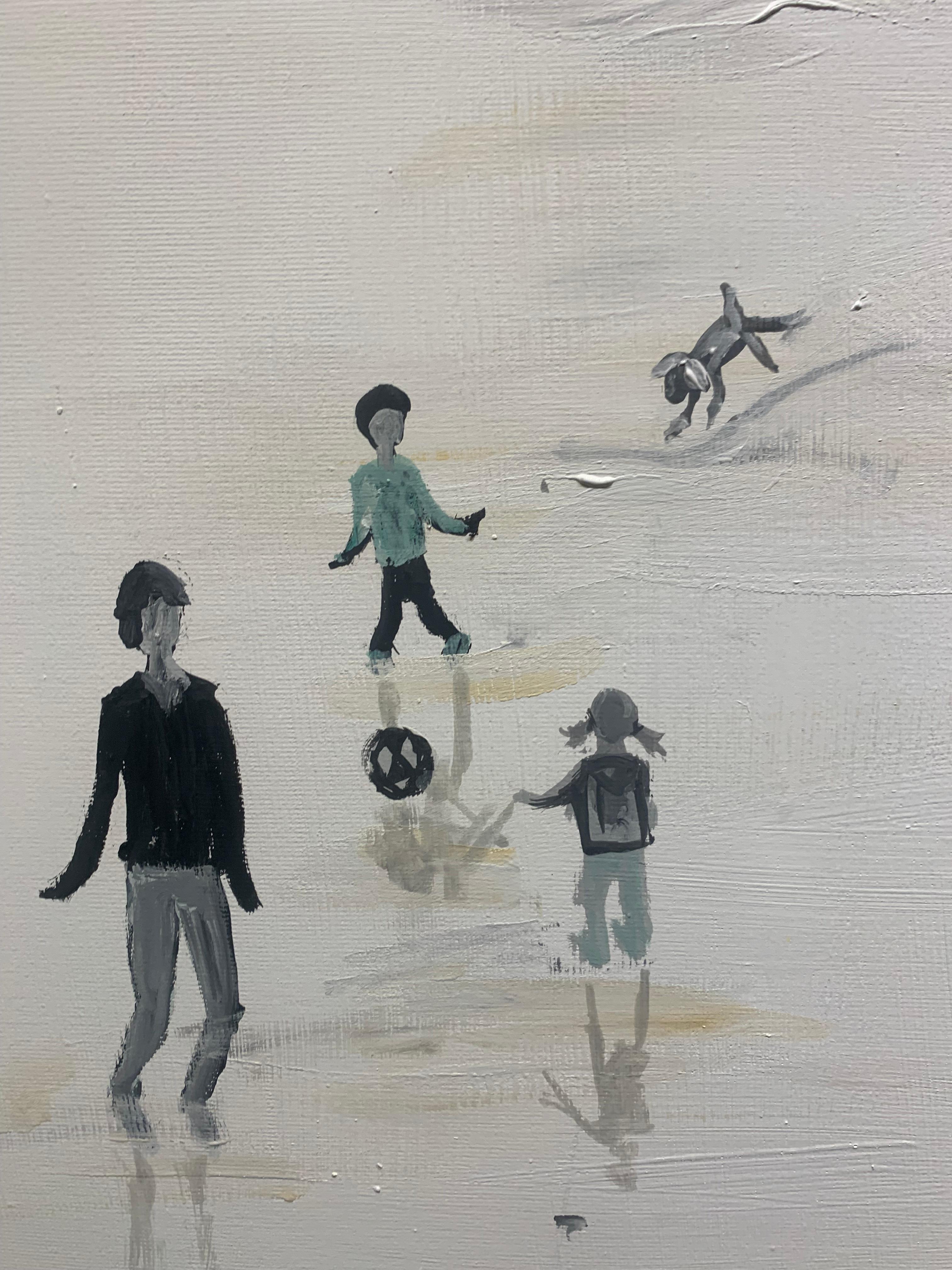 The little Moments von Katharina Hormel - Zeitgenössische abstrakte Ölgemälde im Angebot 2