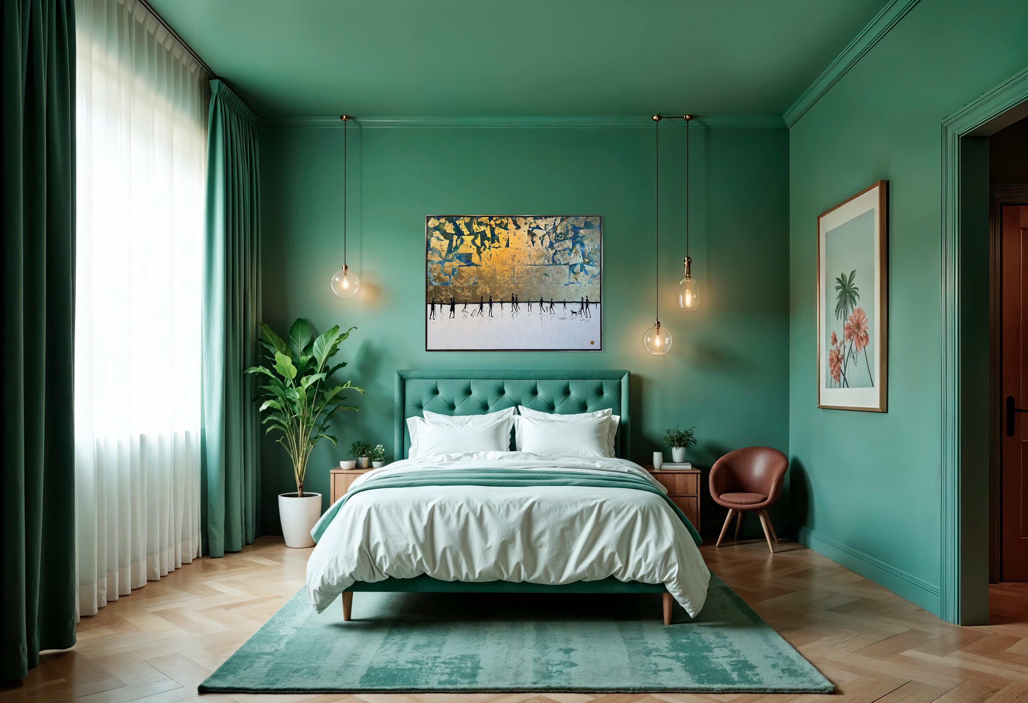 El sonido de tu risa - Cuadro abstracto contemporáneo en pan de oro en venta 11