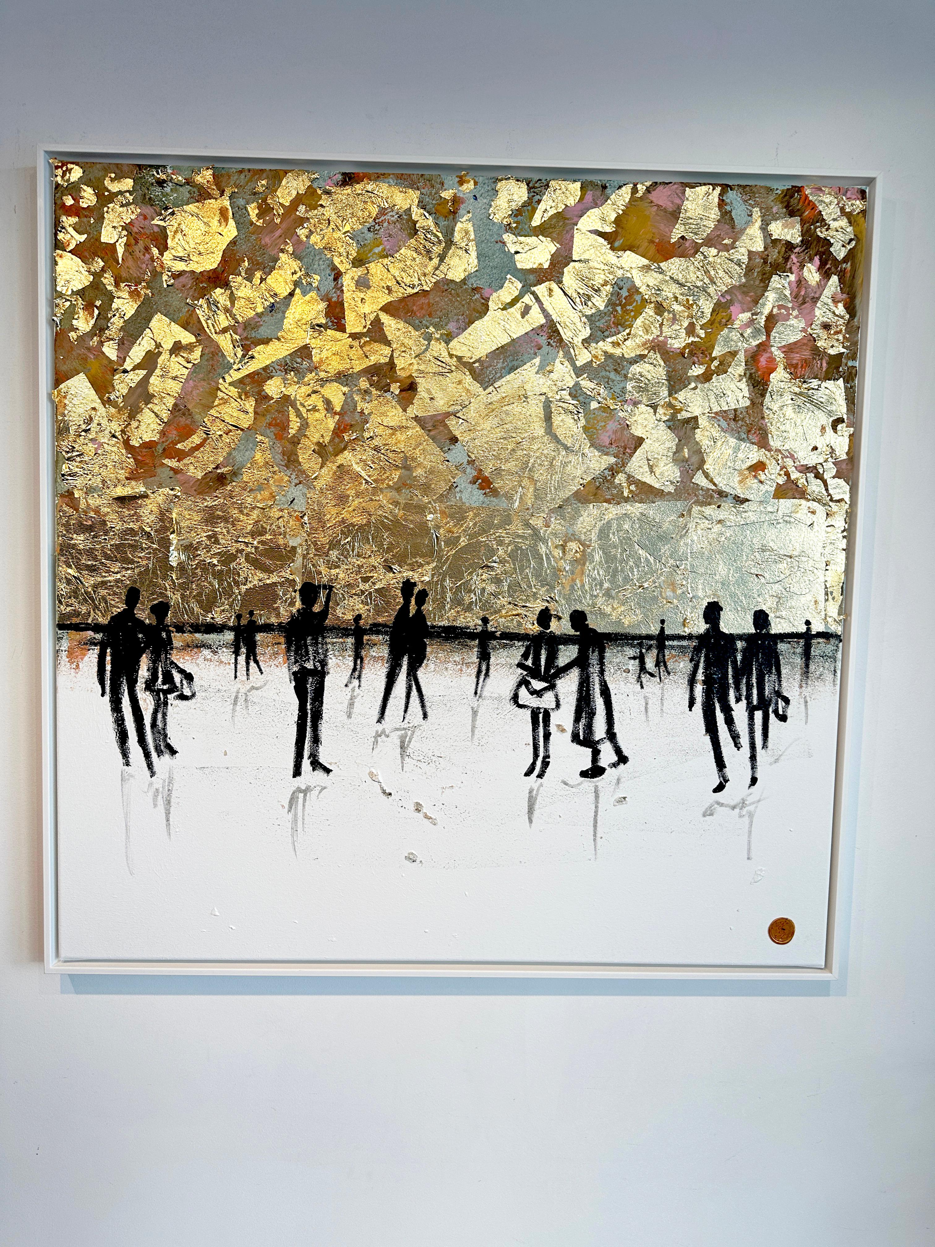 Katharina Hormel crea dipinti di paesaggi minimalisti con scene di vita quotidiana. Le sue opere ritraggono spesso persone impegnate nelle loro attività quotidiane, come una piacevole passeggiata nel parco, una gita in bicicletta, una partita a