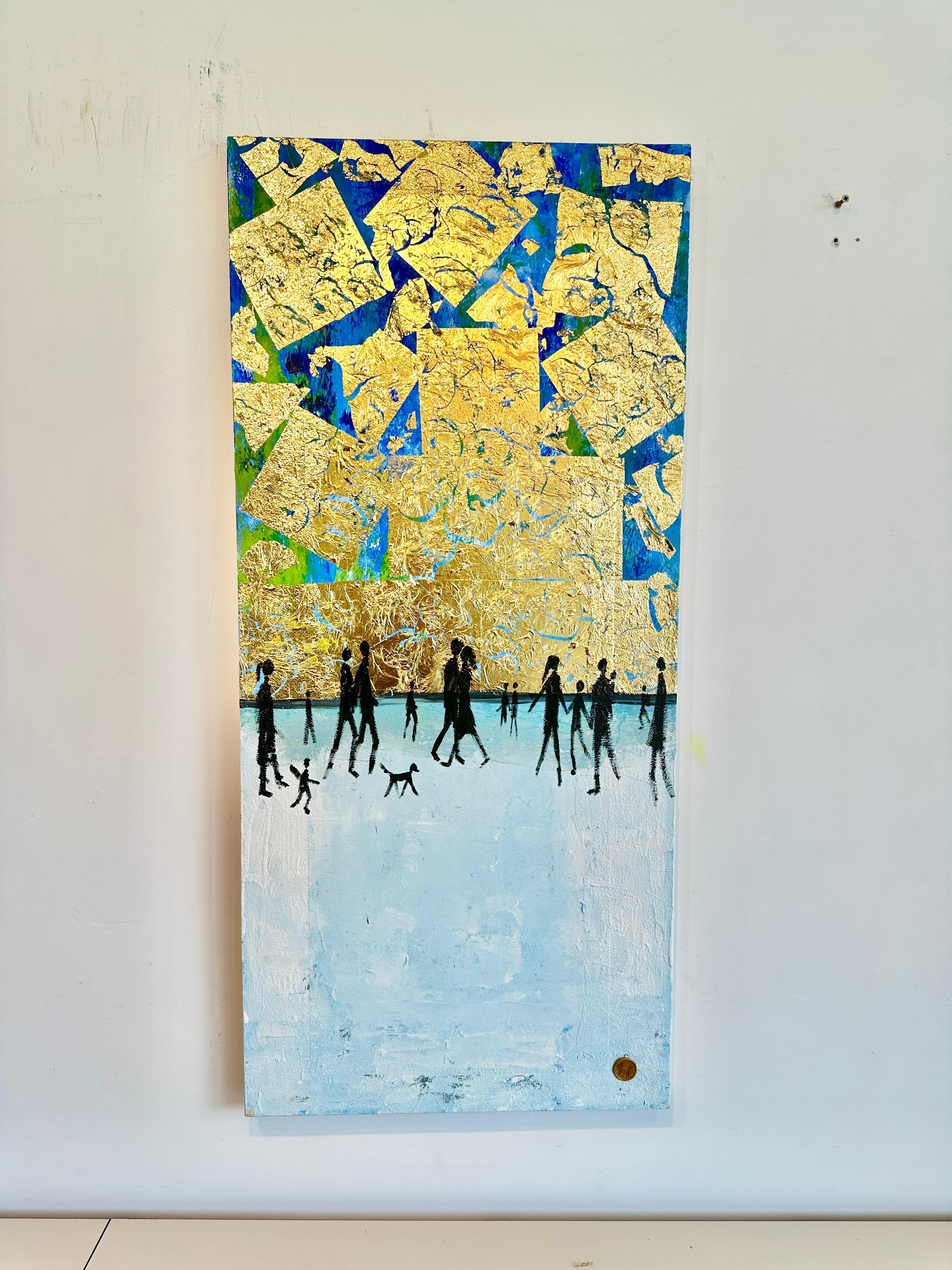 Katharina Hormel crea dipinti di paesaggi minimalisti con scene di vita quotidiana. Le sue opere ritraggono spesso persone impegnate nelle loro attività quotidiane, come una piacevole passeggiata nel parco, una gita in bicicletta, una partita a