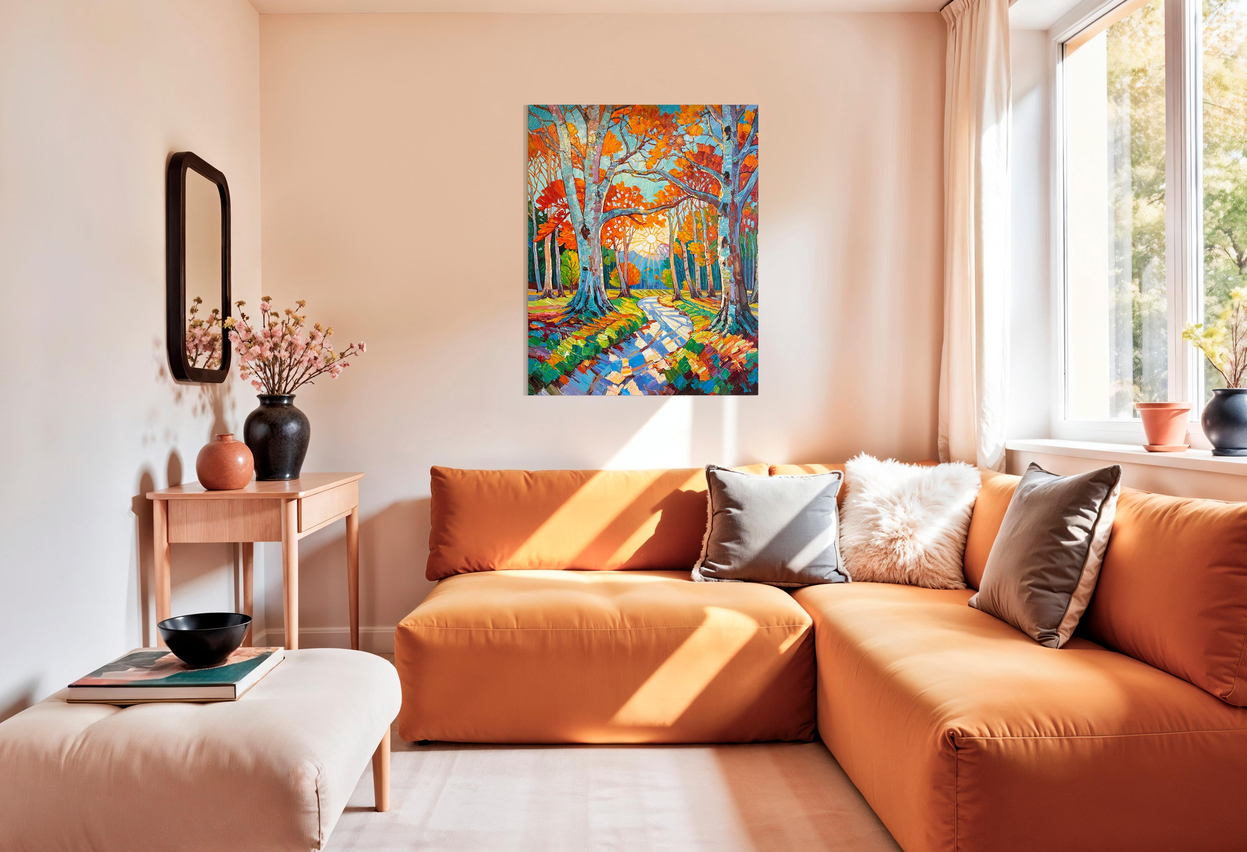 Ein Kuss des Sonnenlichts von K.Husslein Impasto Botanik Pflanzenmalerei im Angebot 6