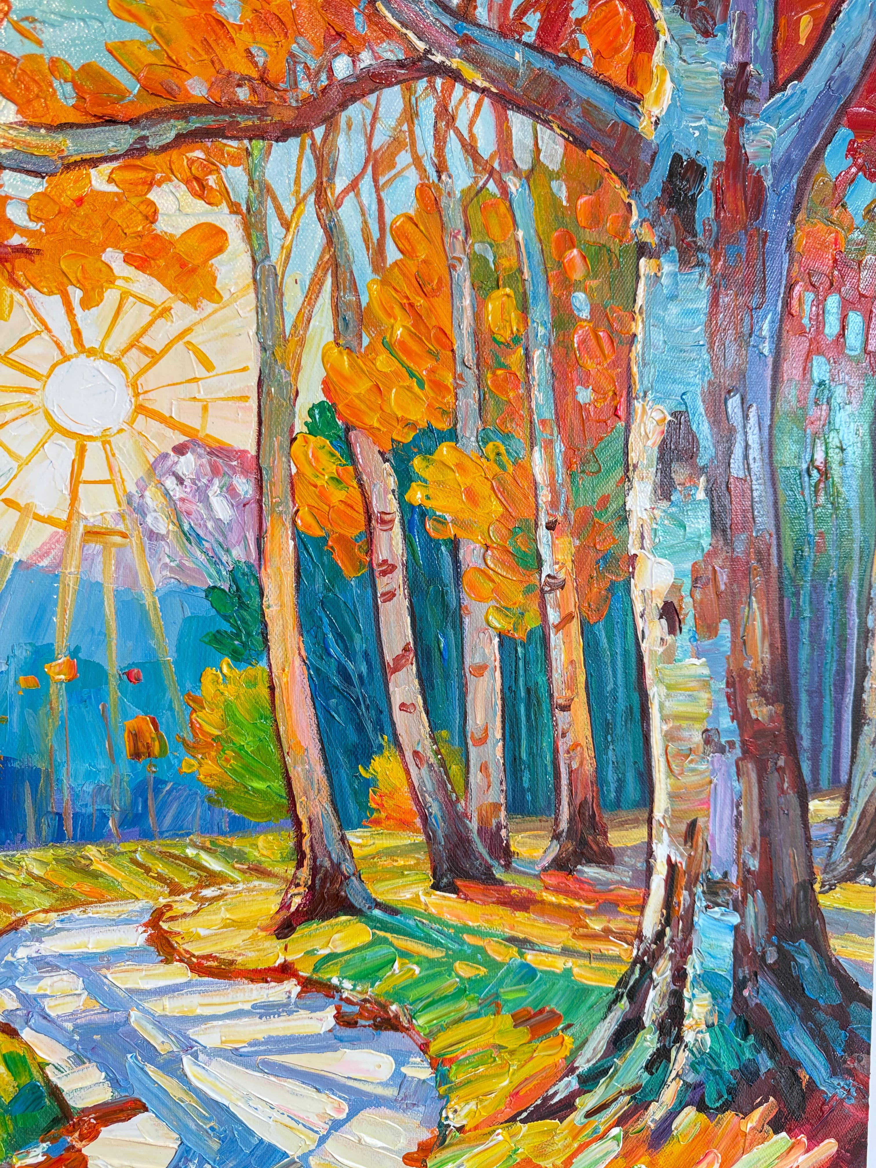 Ein Kuss des Sonnenlichts von K.Husslein Impasto Botanik Pflanzenmalerei im Angebot 11