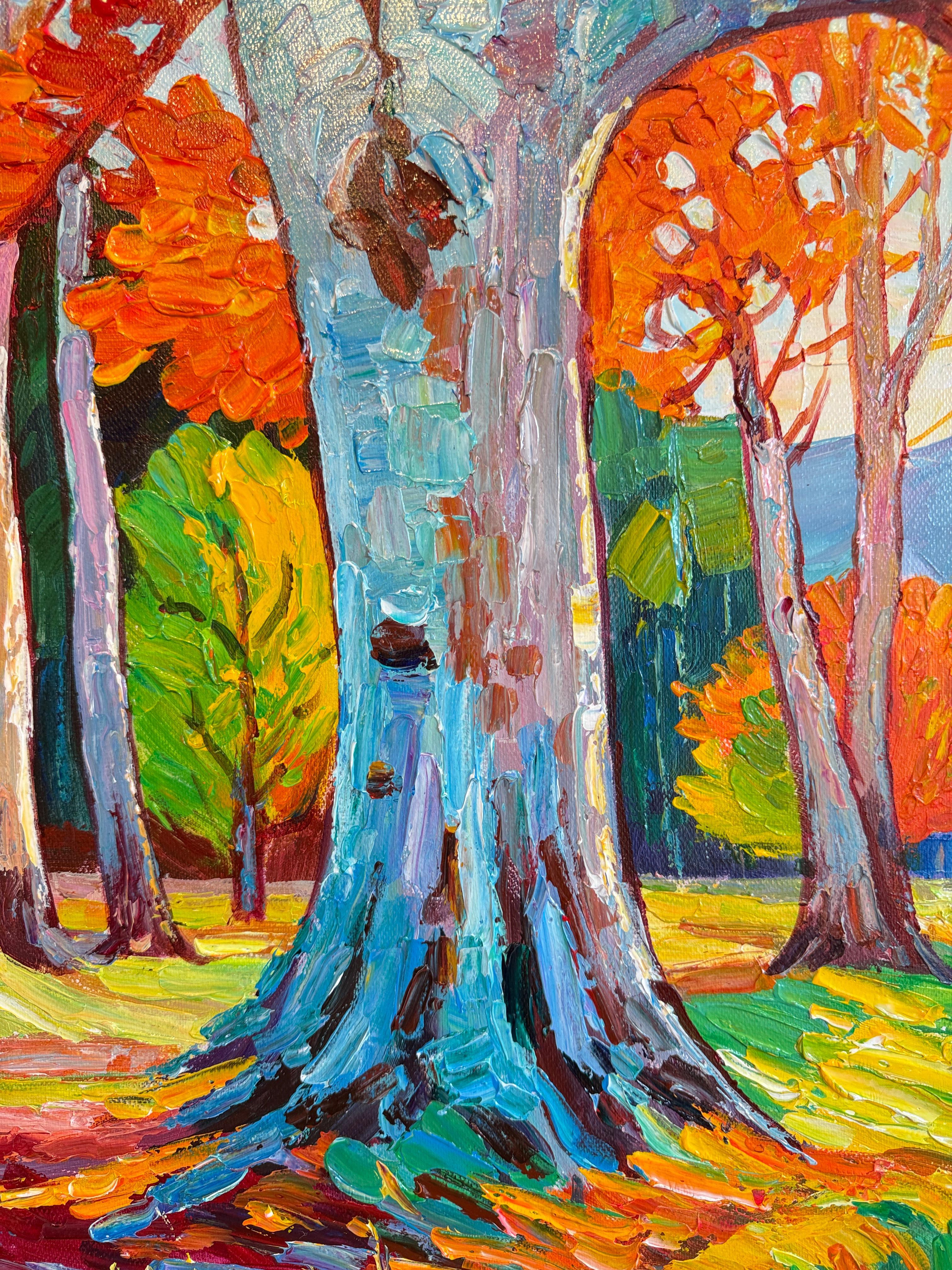 Ein Kuss des Sonnenlichts von K.Husslein Impasto Botanik Pflanzenmalerei im Angebot 1