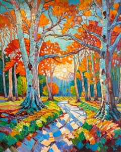 Ein Kuss des Sonnenlichts von K.Husslein Impasto Botanik Pflanzenmalerei