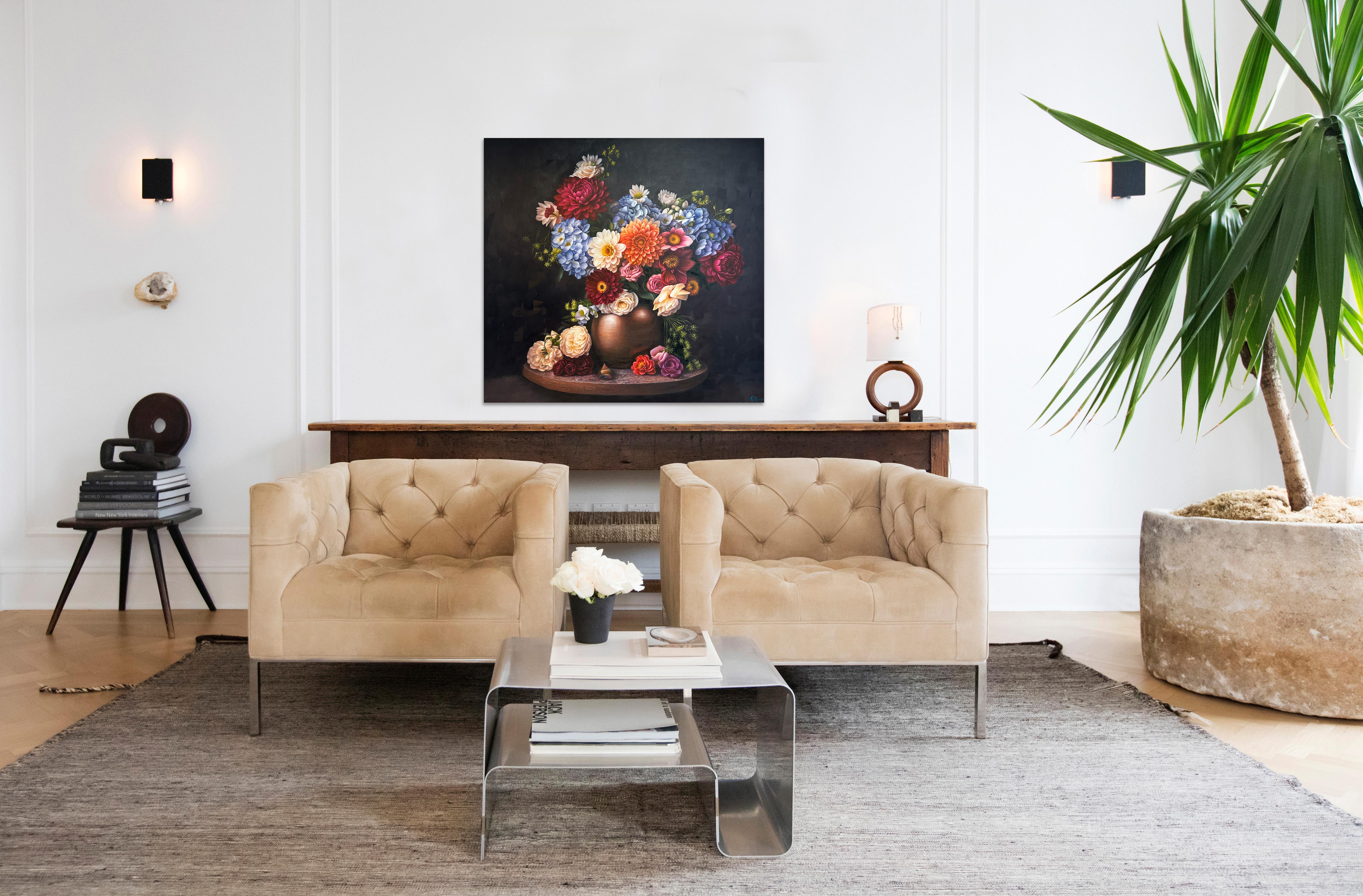 A thing of Beauty is Joy forever von K Husslein Hyperrealistisches Stillleben im Angebot 9