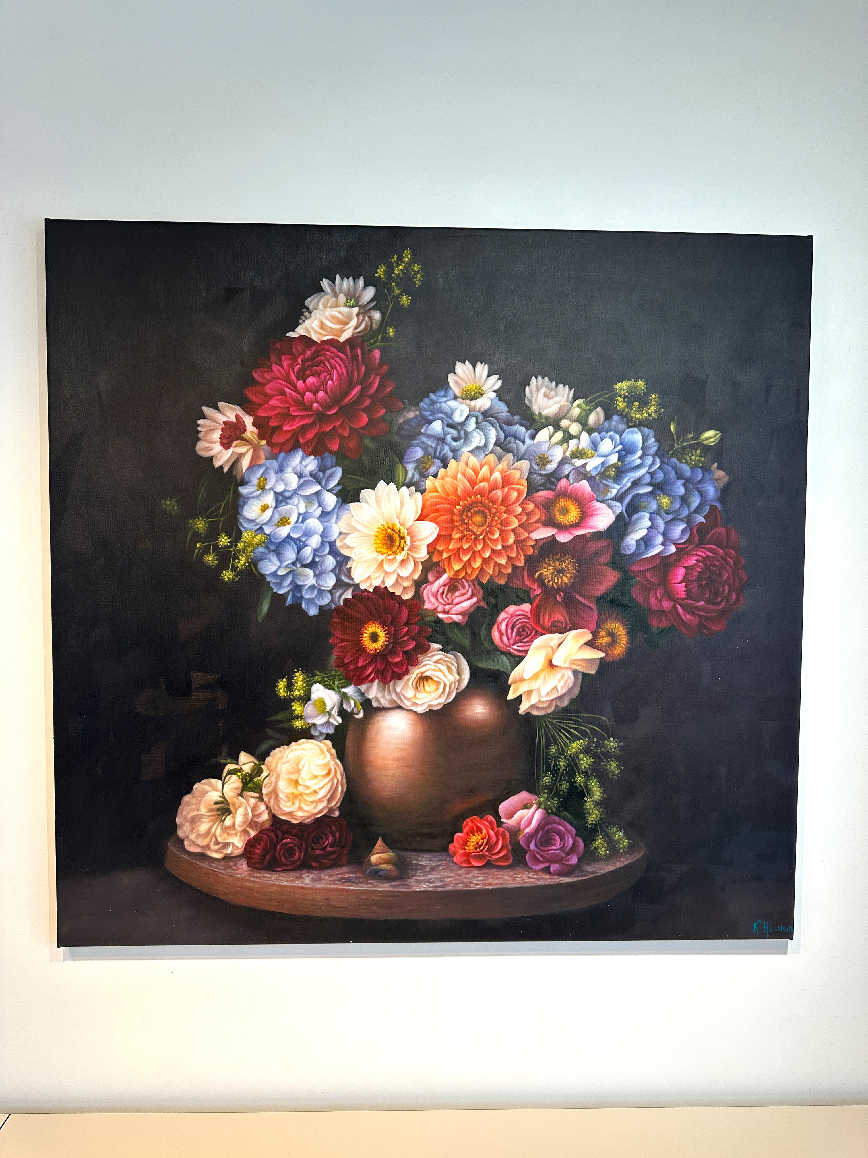 A thing of Beauty is Joy forever von K Husslein Hyperrealistisches Stillleben (Fotorealismus), Painting, von Katharina Husslein