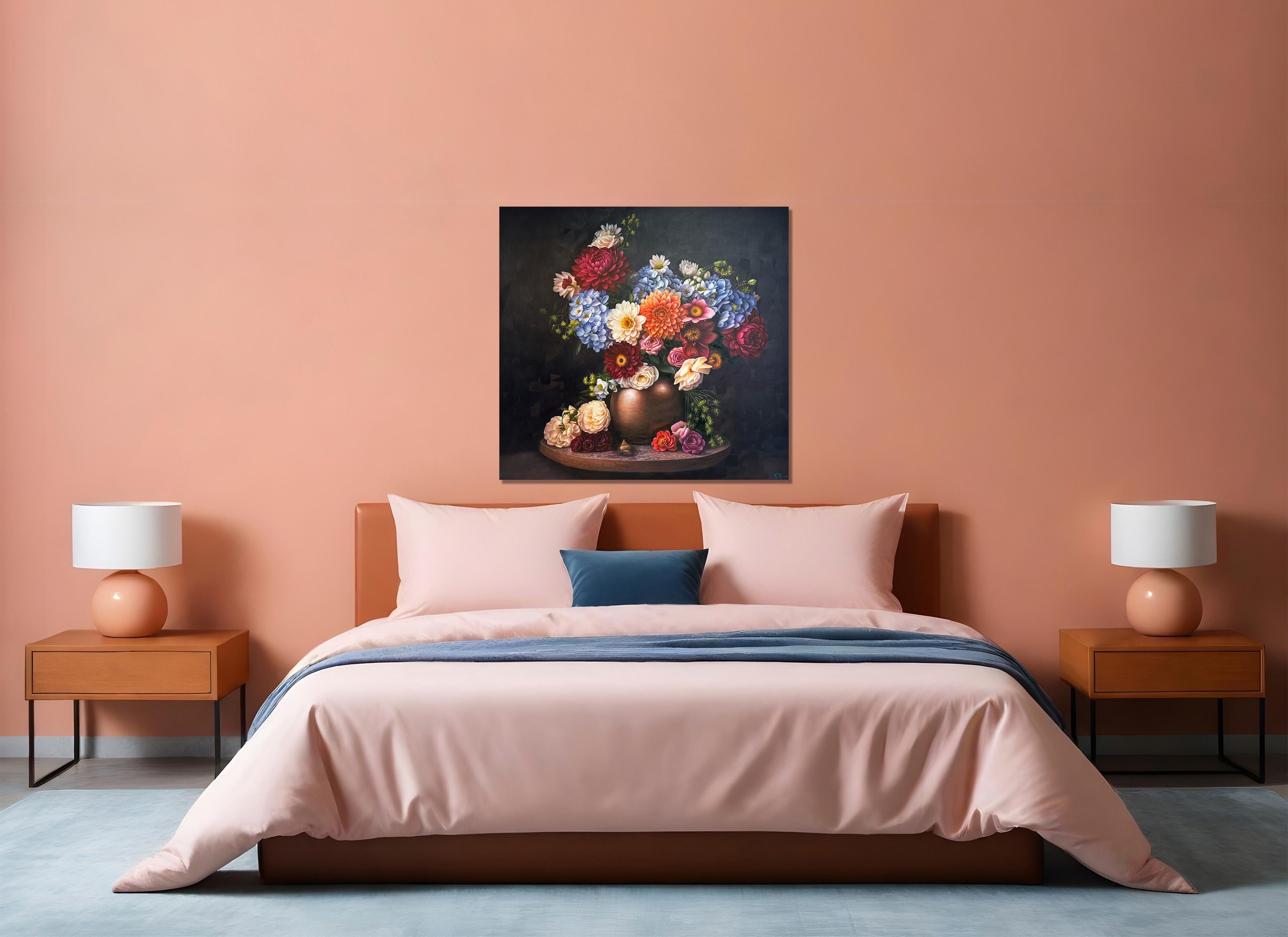 A thing of Beauty is Joy forever von K Husslein Hyperrealistisches Stillleben im Angebot 1