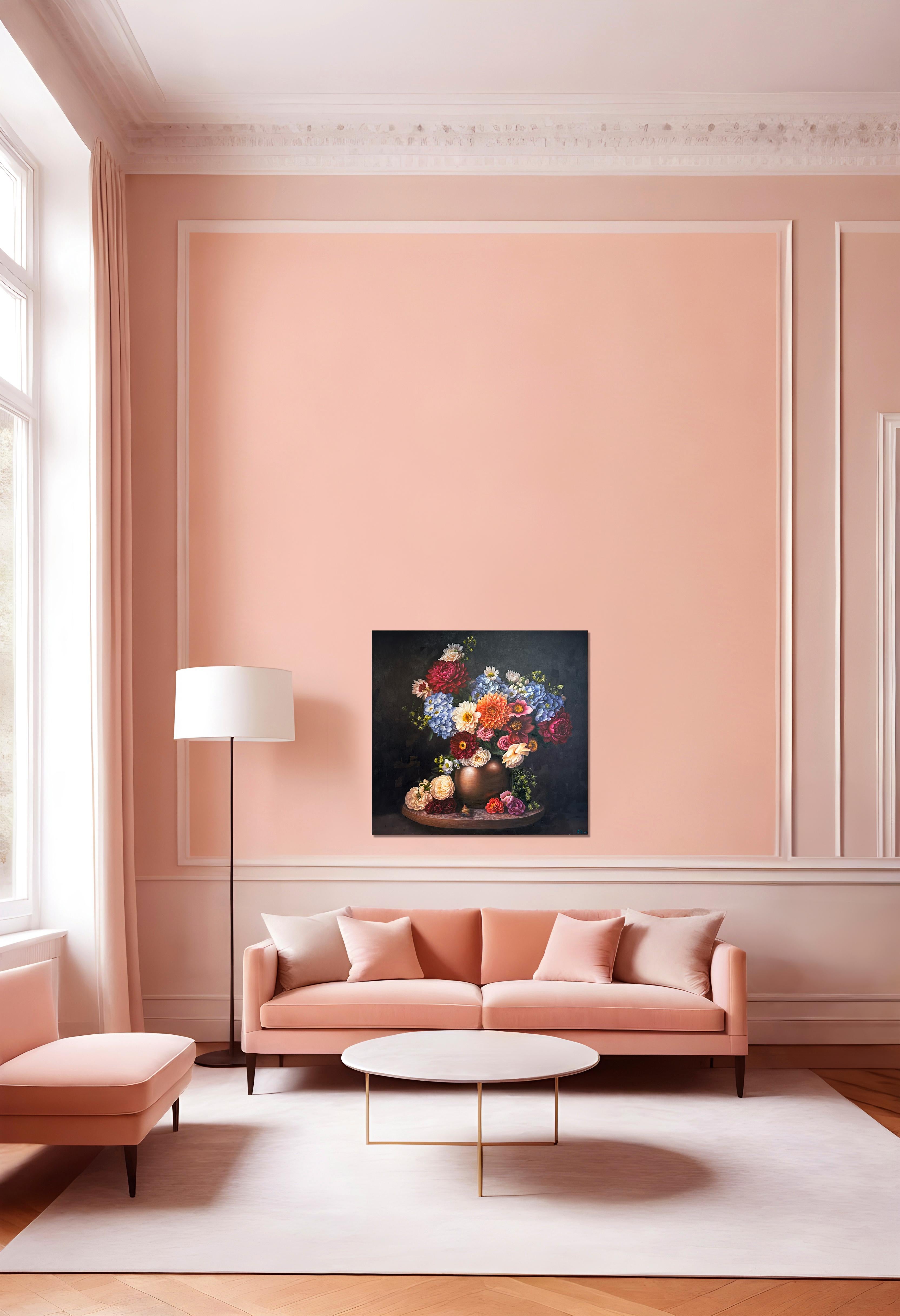 A thing of Beauty is Joy forever von K Husslein Hyperrealistisches Stillleben im Angebot 4