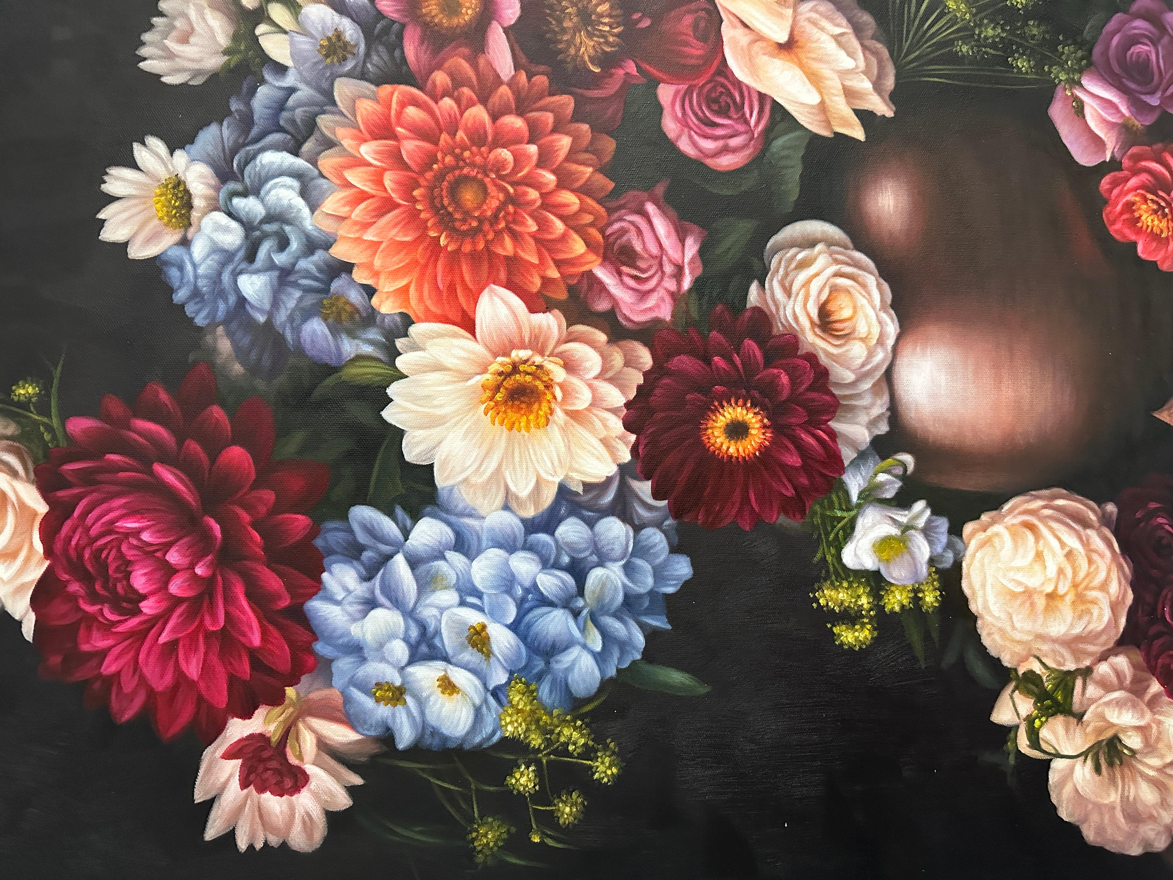 A thing of Beauty is Joy forever von K Husslein Hyperrealistisches Stillleben im Angebot 5