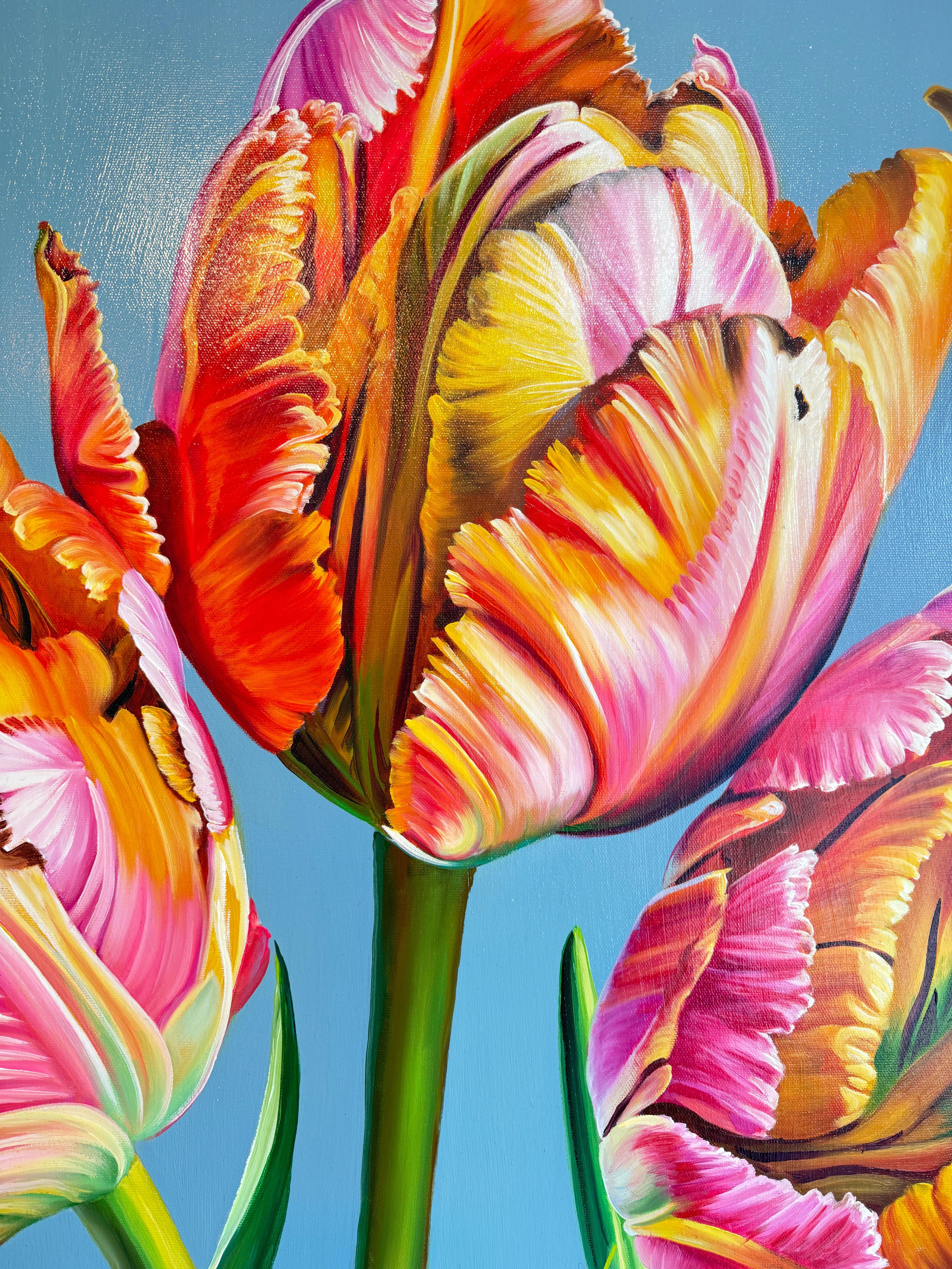 Et ne dites pas que vous ne pouvez diriger le cours de l'amour - K Husslein Flower Still life 5