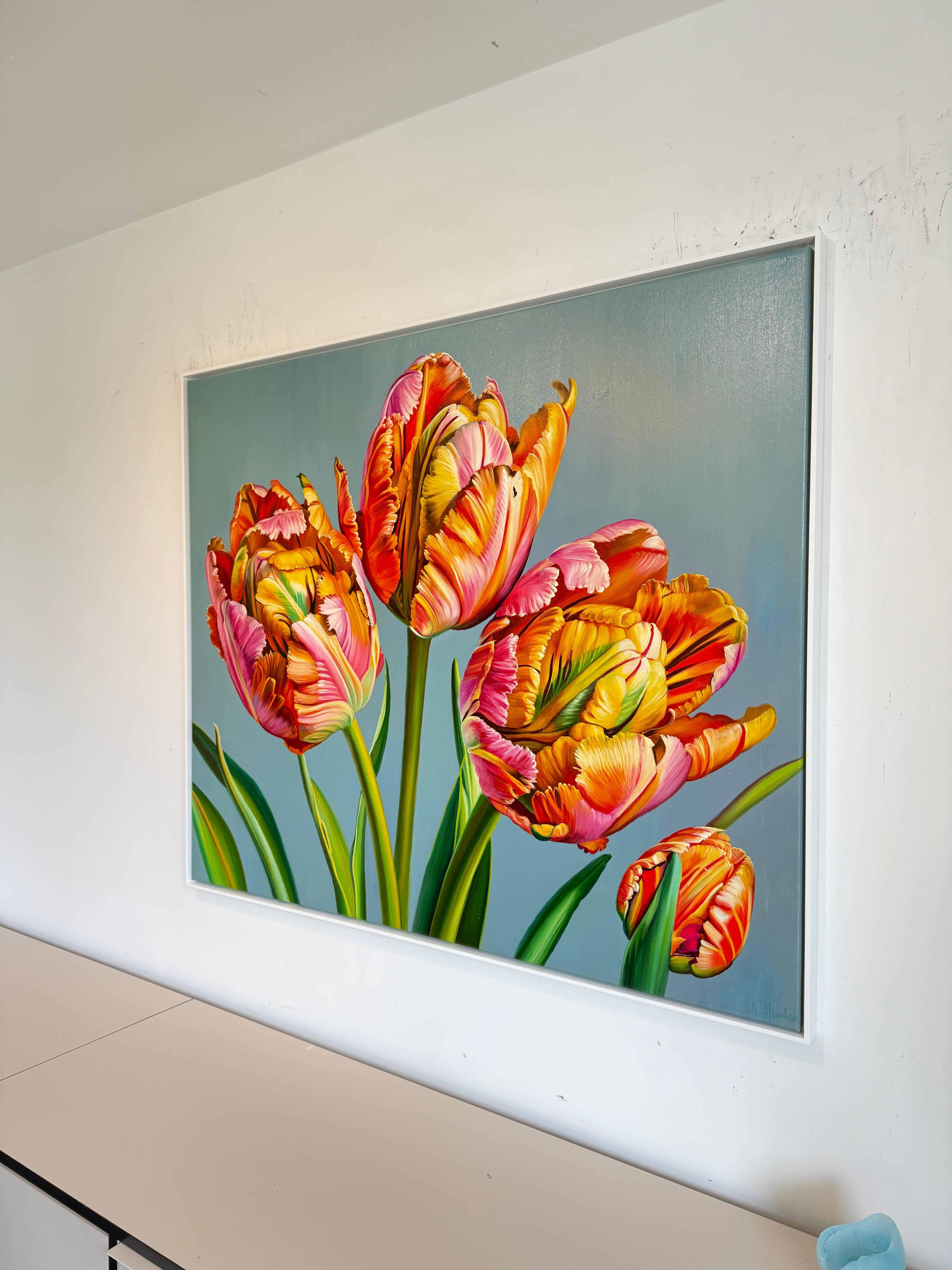 Et ne dites pas que vous ne pouvez diriger le cours de l'amour - K Husslein Flower Still life 6