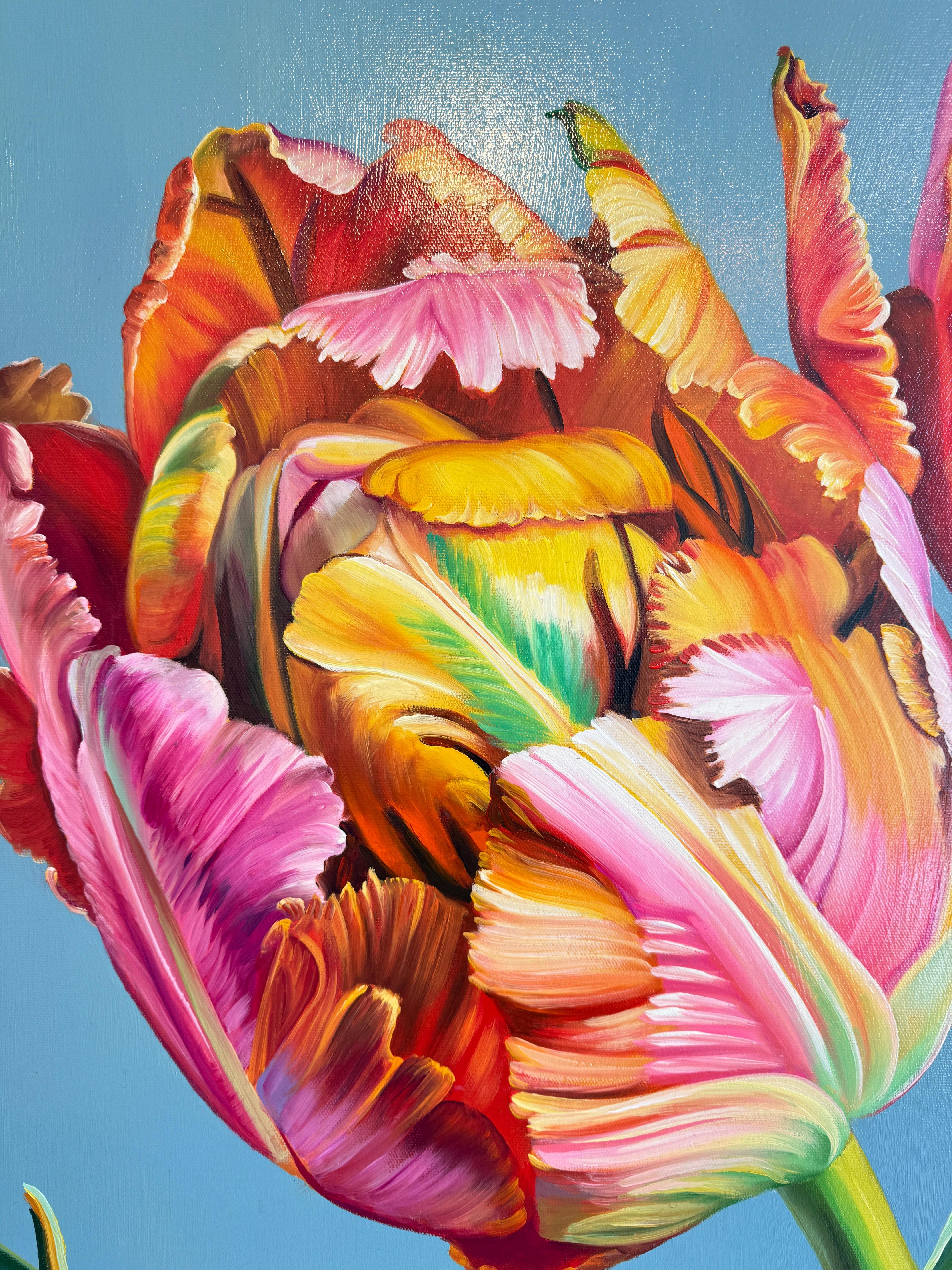 Et ne dites pas que vous ne pouvez diriger le cours de l'amour - K Husslein Flower Still life 7