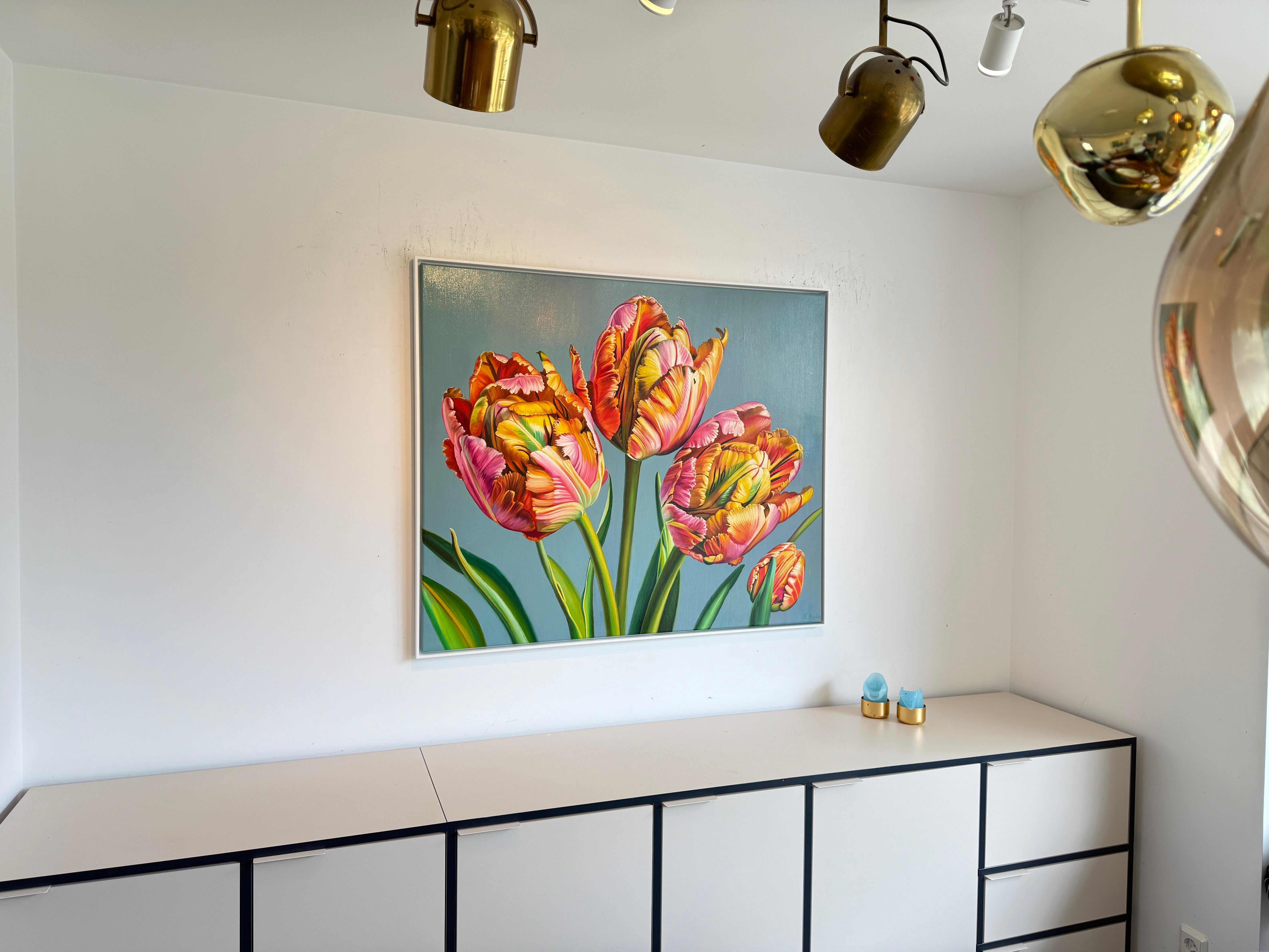 Et ne dites pas que vous ne pouvez diriger le cours de l'amour - K Husslein Flower Still life 8