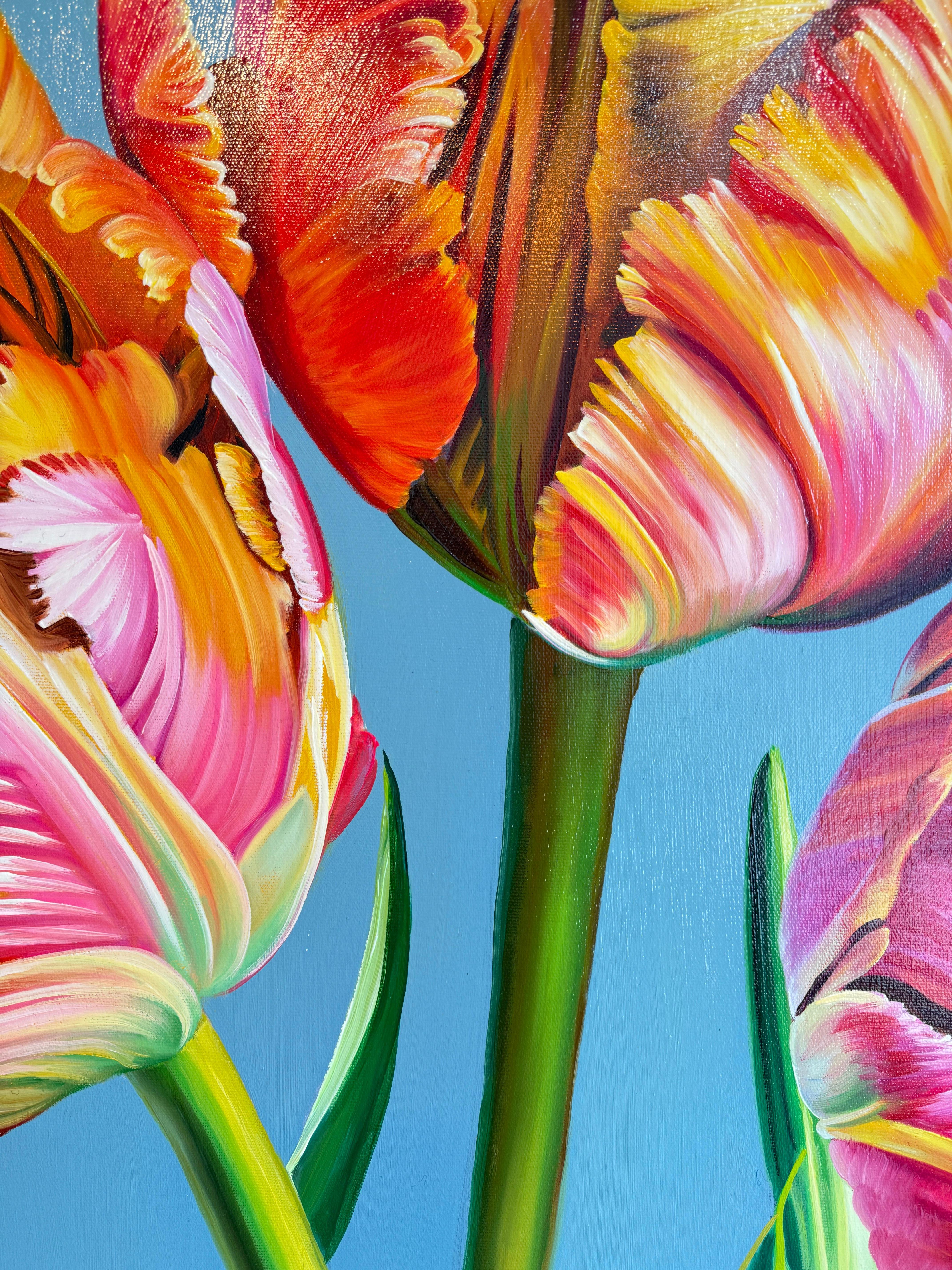 Et ne dites pas que vous ne pouvez diriger le cours de l'amour - K Husslein Flower Still life 9