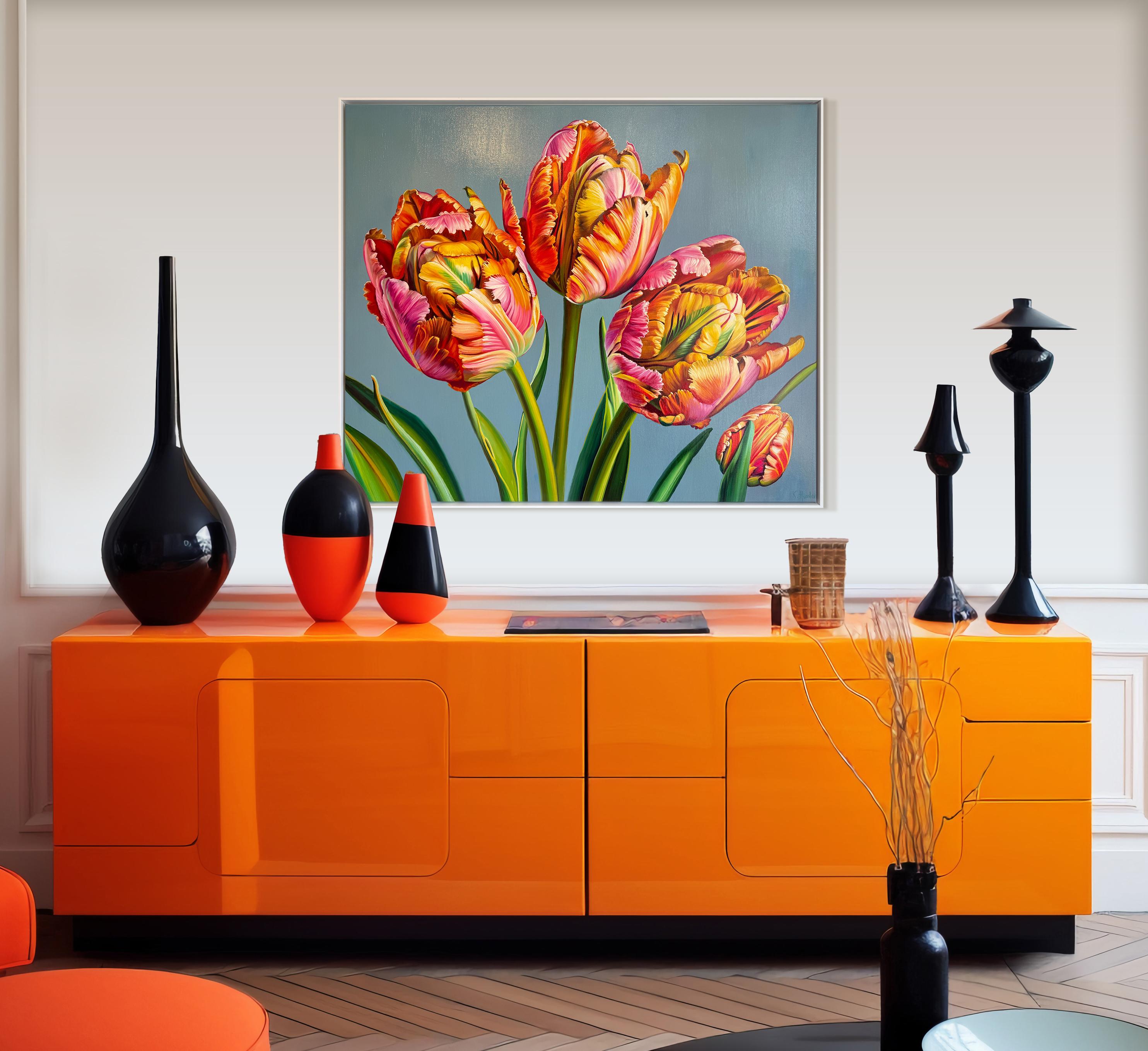 Et ne dites pas que vous ne pouvez diriger le cours de l'amour - K Husslein Flower Still life 11