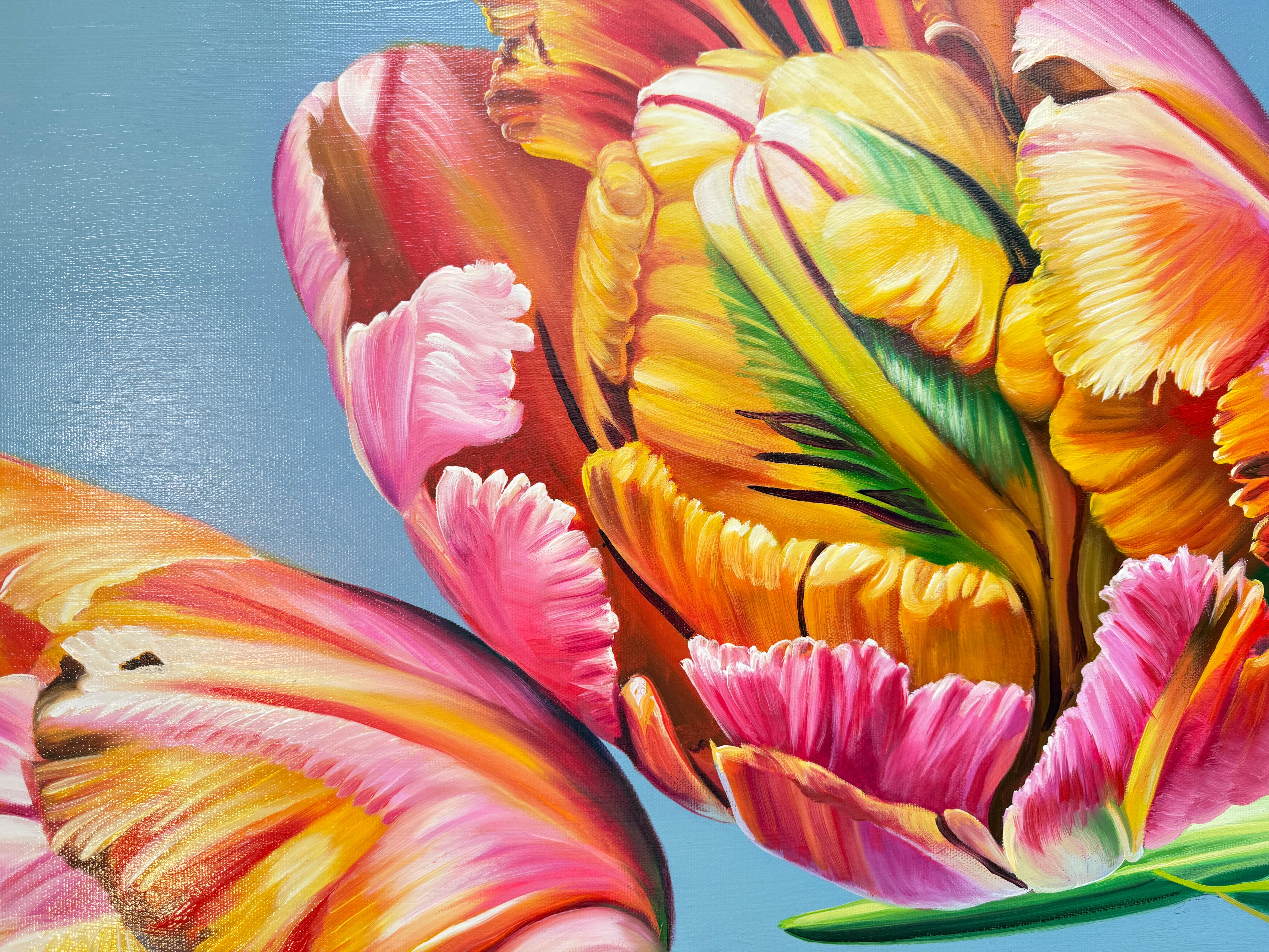 Et ne dites pas que vous ne pouvez diriger le cours de l'amour - K Husslein Flower Still life 1