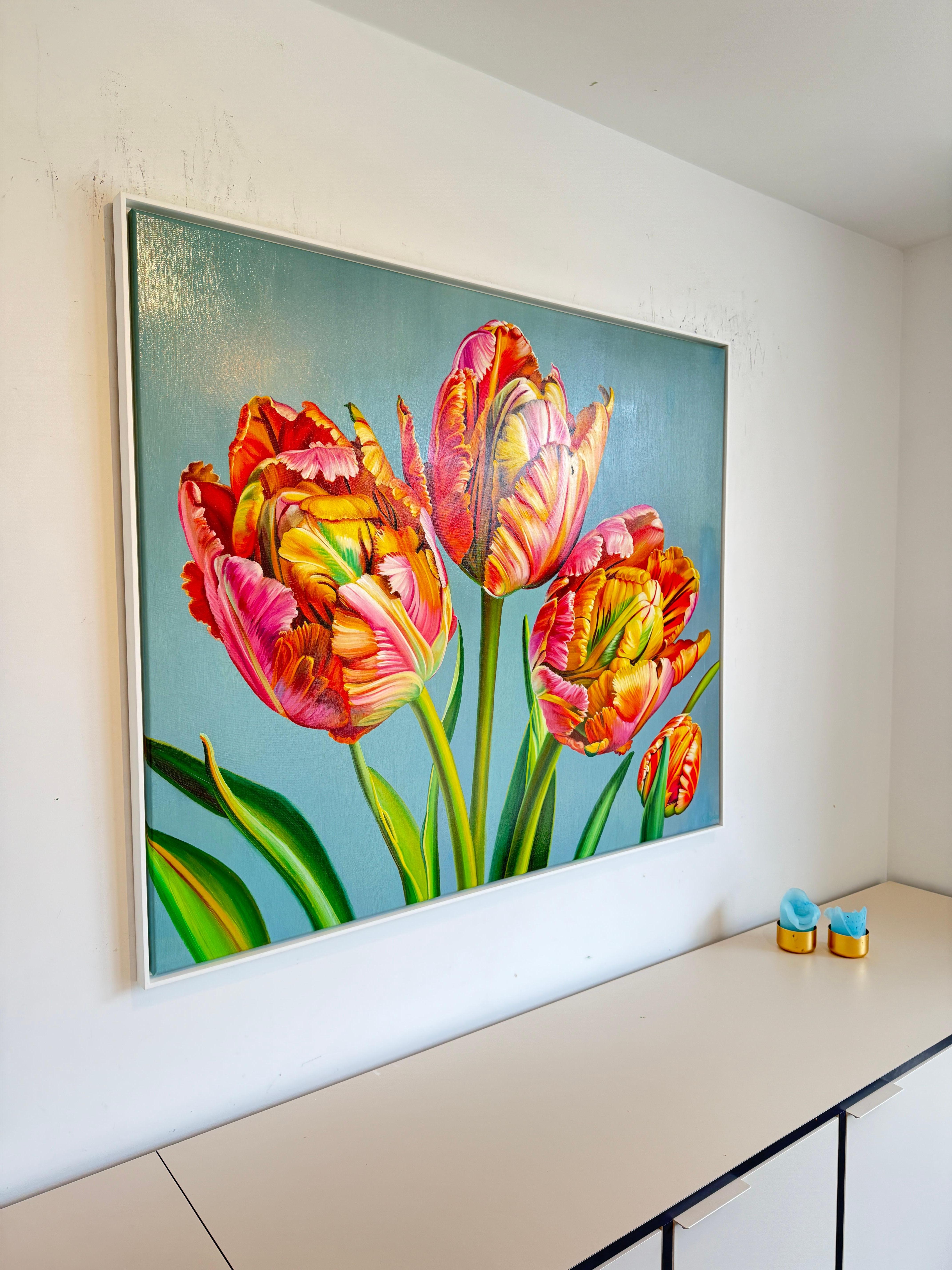 Et ne dites pas que vous ne pouvez diriger le cours de l'amour - K Husslein Flower Still life 2
