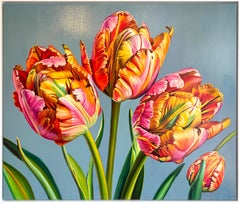 And think not you can direct the course of love - K Husslein Flower Still life