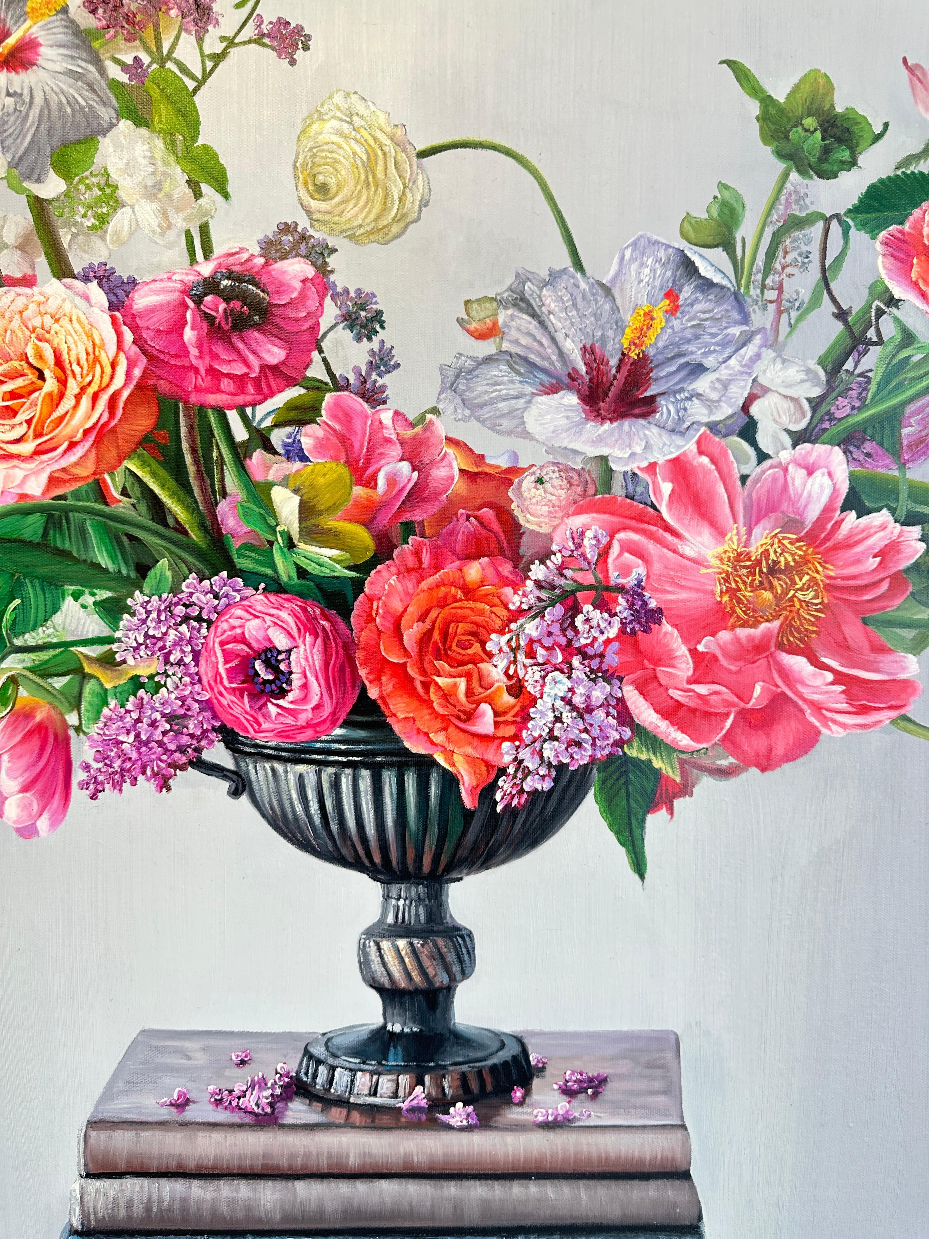 Anything in Heaven or Earth di K.K. Natura morta iperrealistica - Painting Fotorealista di Katharina Husslein