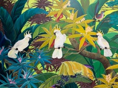 Birds of Paradise by Katharina Husslein Contemporary landscape painting 