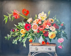 Enchanted Blooms by K Husslein Botanical Hyperrealistic Still life