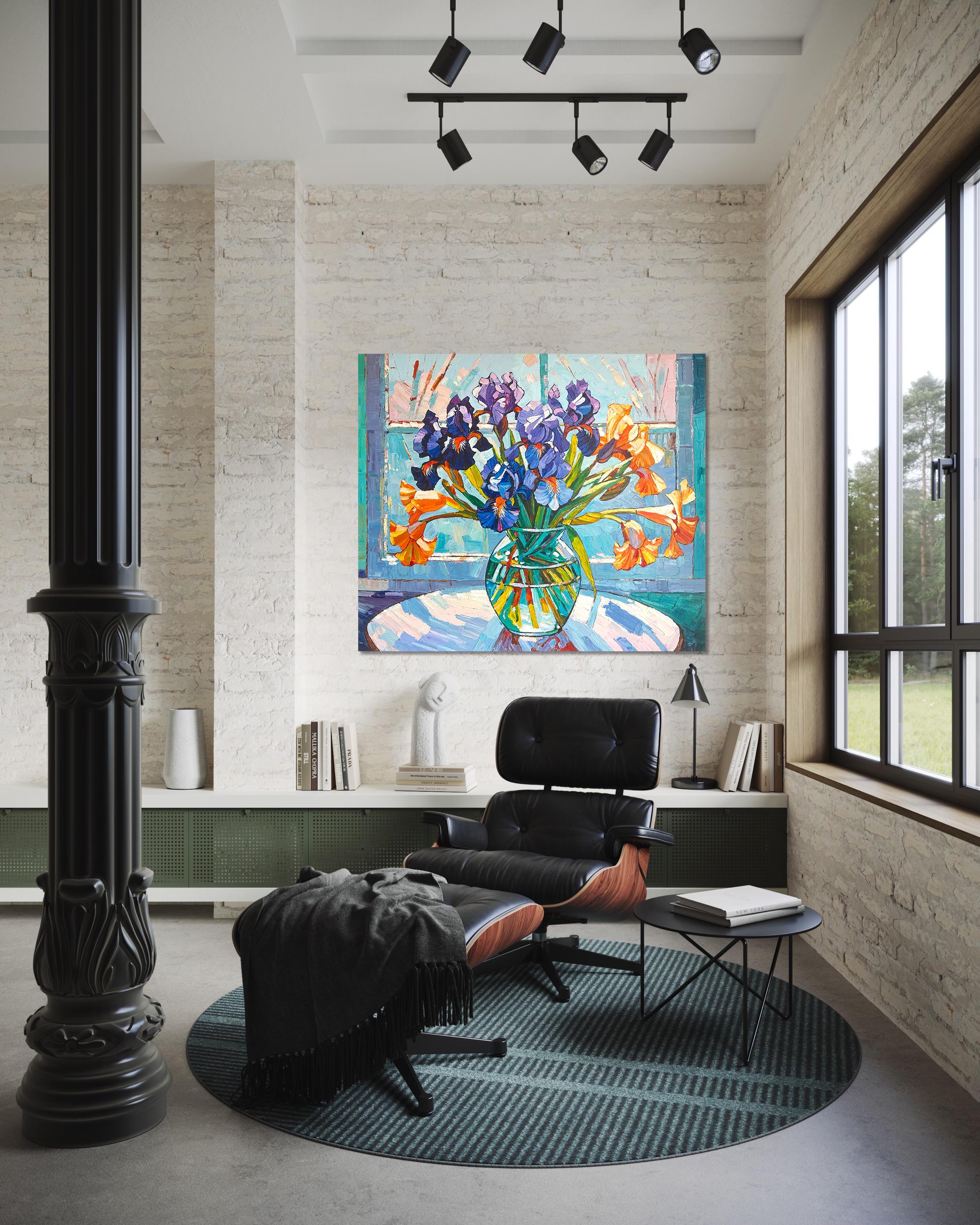 Armonia senza fine di K.K. Husslein Impasto di fiori Pittura impressionista 11