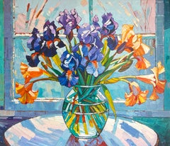 Armonia senza fine di K.K. Husslein Impasto di fiori Pittura impressionista
