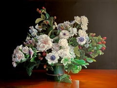 Every Little Moment - original realist bouquet floral still life oil art modern