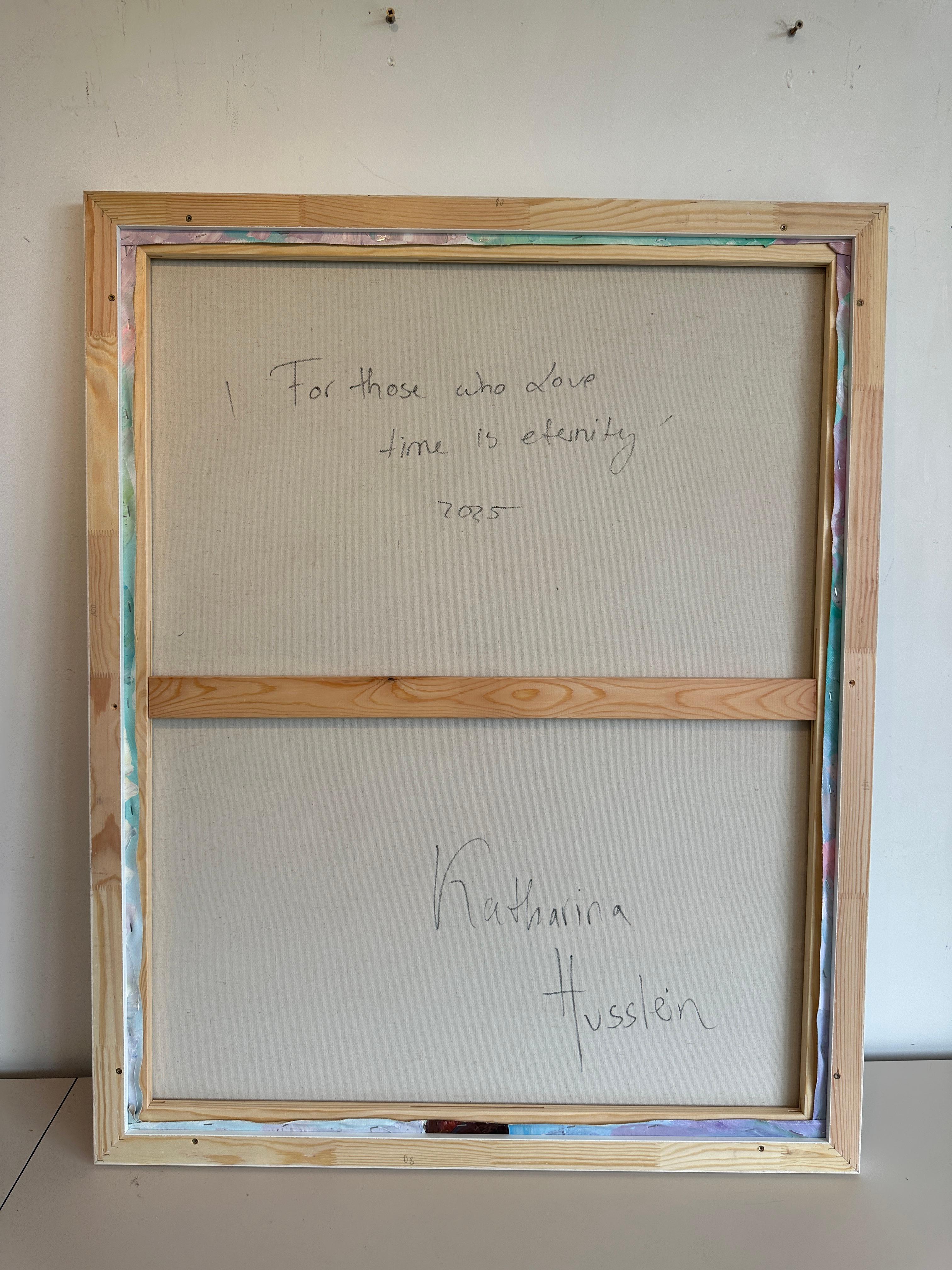 Para los que aman el tiempo es eternidad por K.Husslein Pintura de flores al Impasto en venta 9
