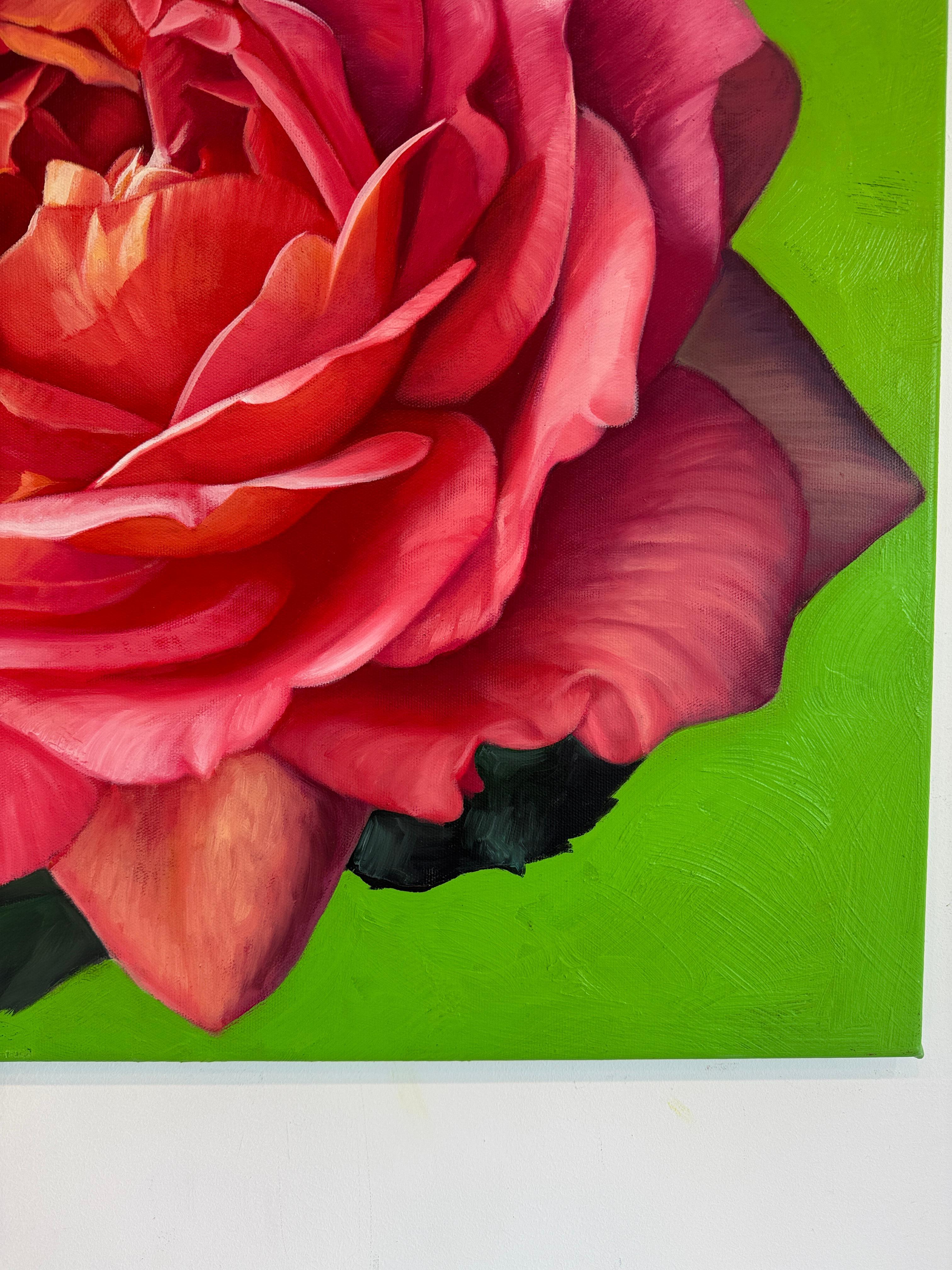 Forever Begins with Your Kiss - K.Husslein hyperrealistic flower rose Still life For Sale 6