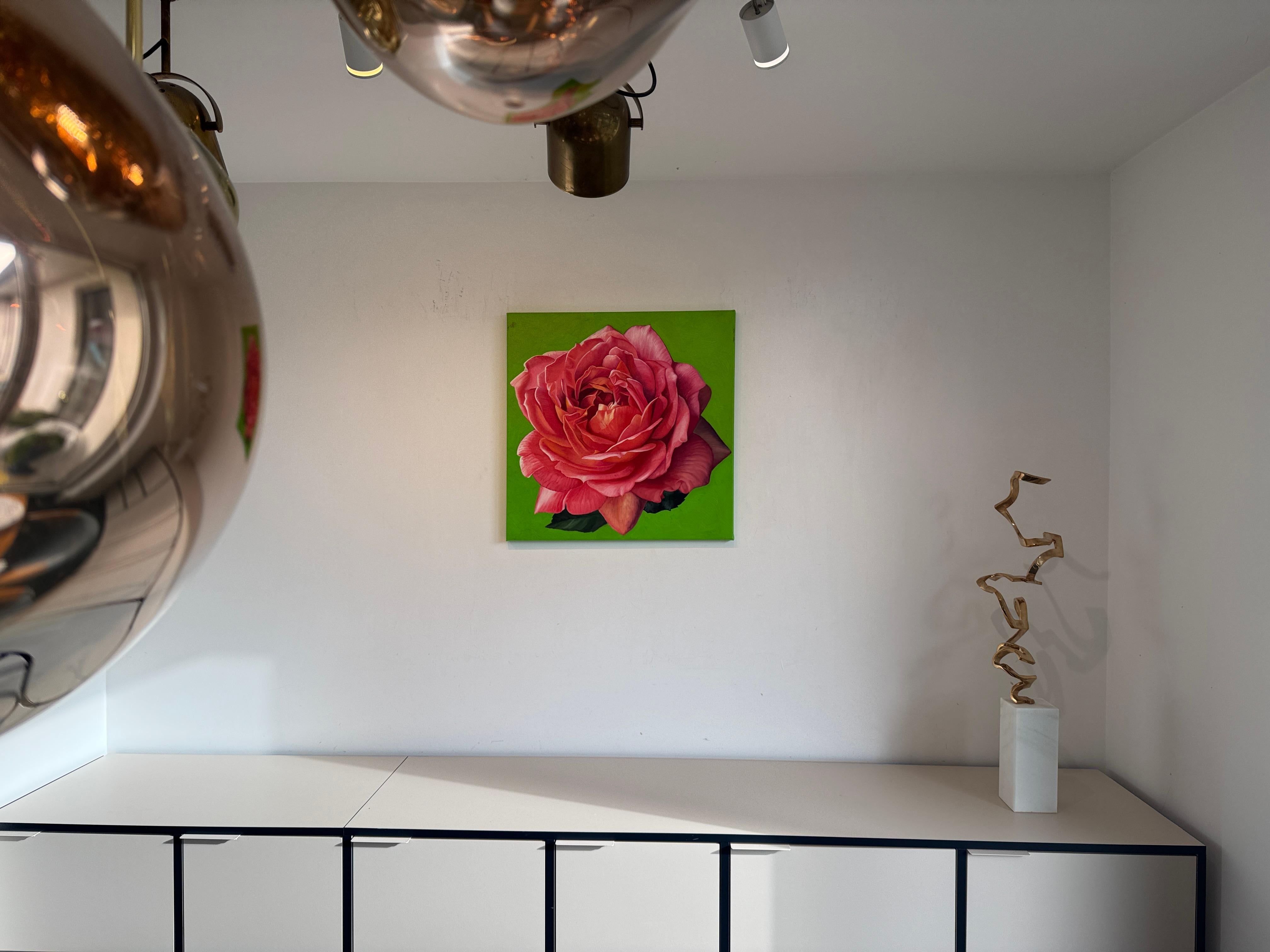 Forever Begins with Your Kiss - K.Husslein hyperrealistic flower rose Still life For Sale 7