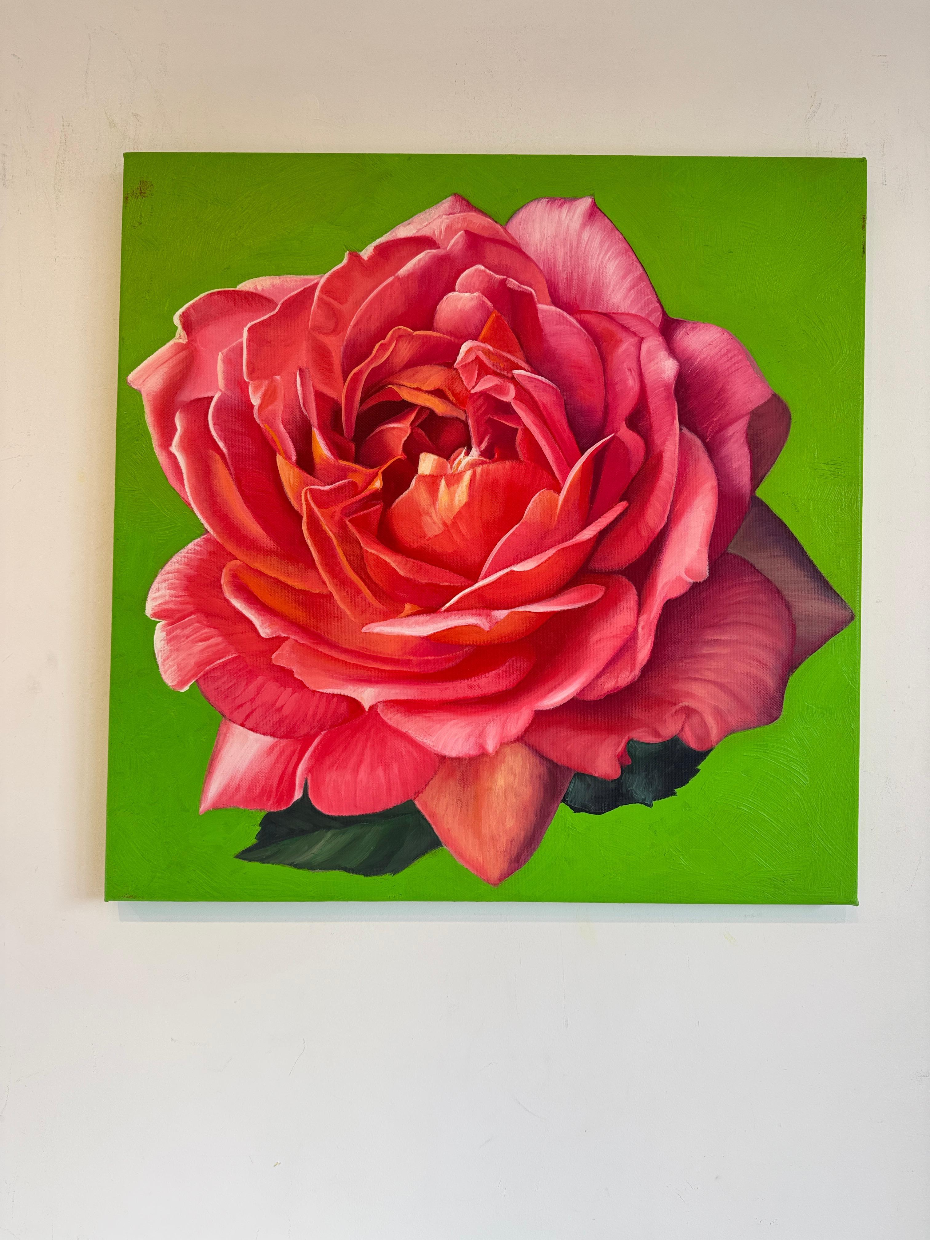 Forever Begins with Your Kiss - K.Husslein hyperrealistic flower rose Still life For Sale 1