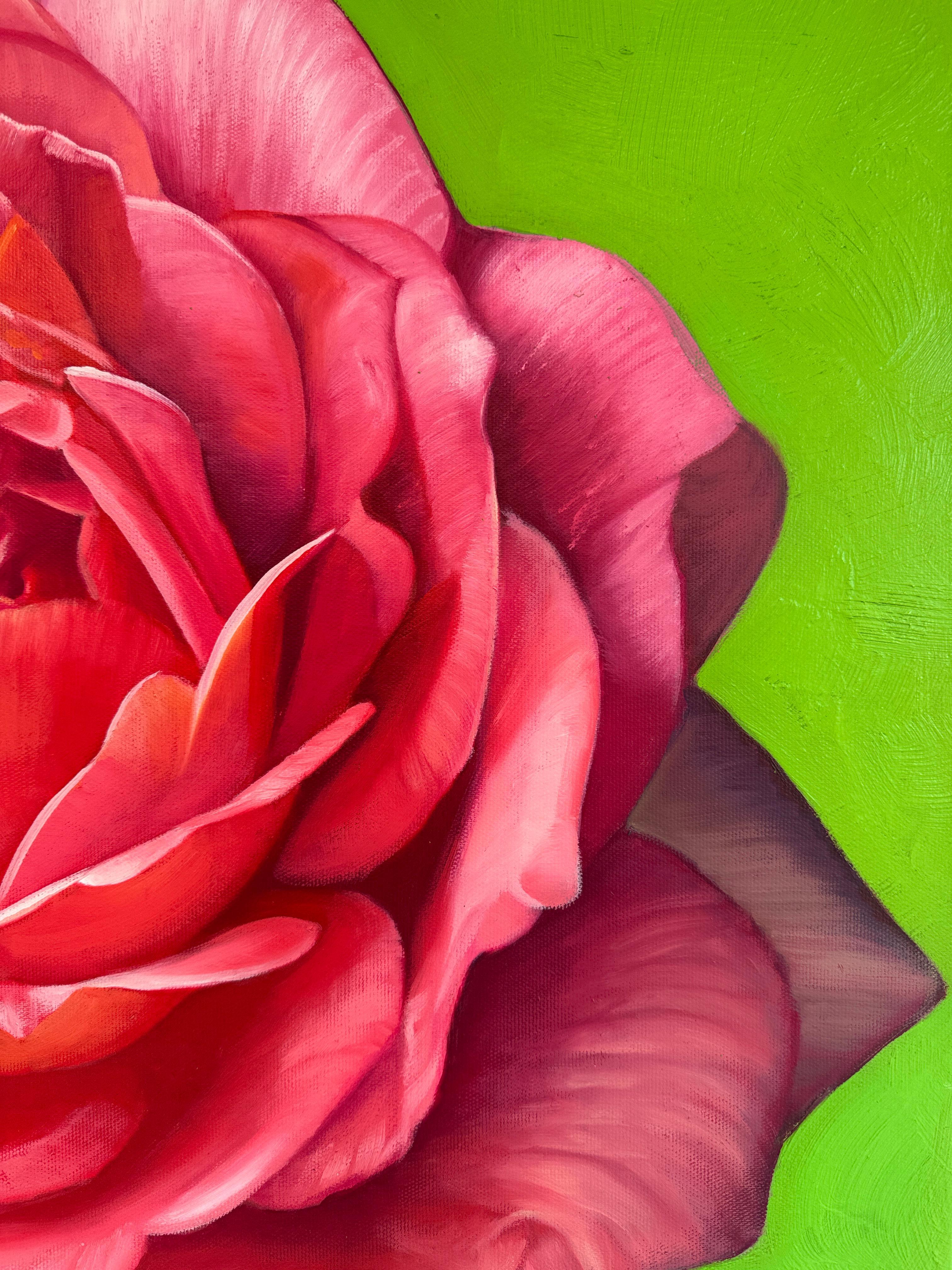 Forever Begins with Your Kiss - K.Husslein hyperrealistic flower rose Still life For Sale 2