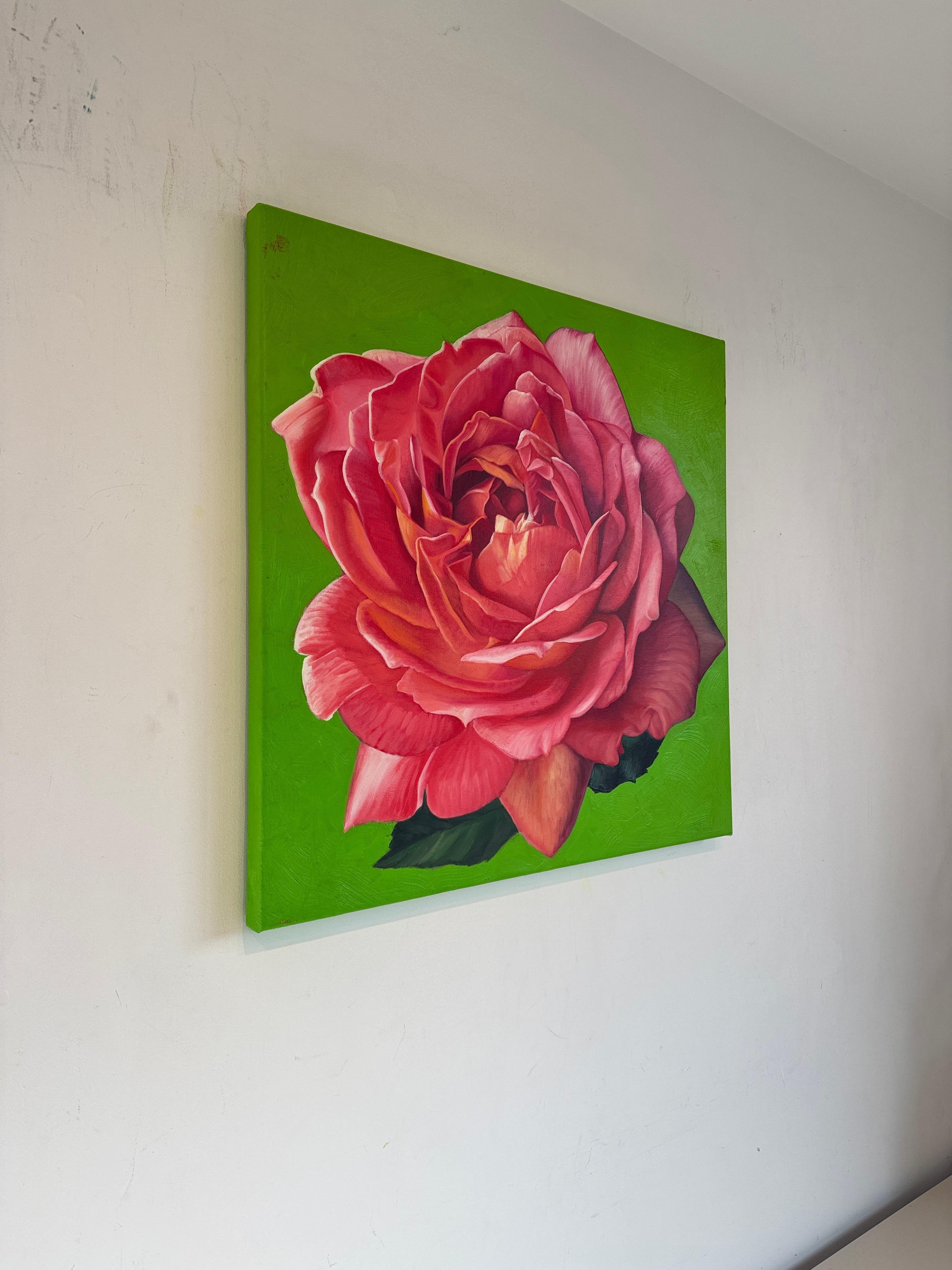 Forever Begins with Your Kiss - K.Husslein hyperrealistic flower rose Still life For Sale 3